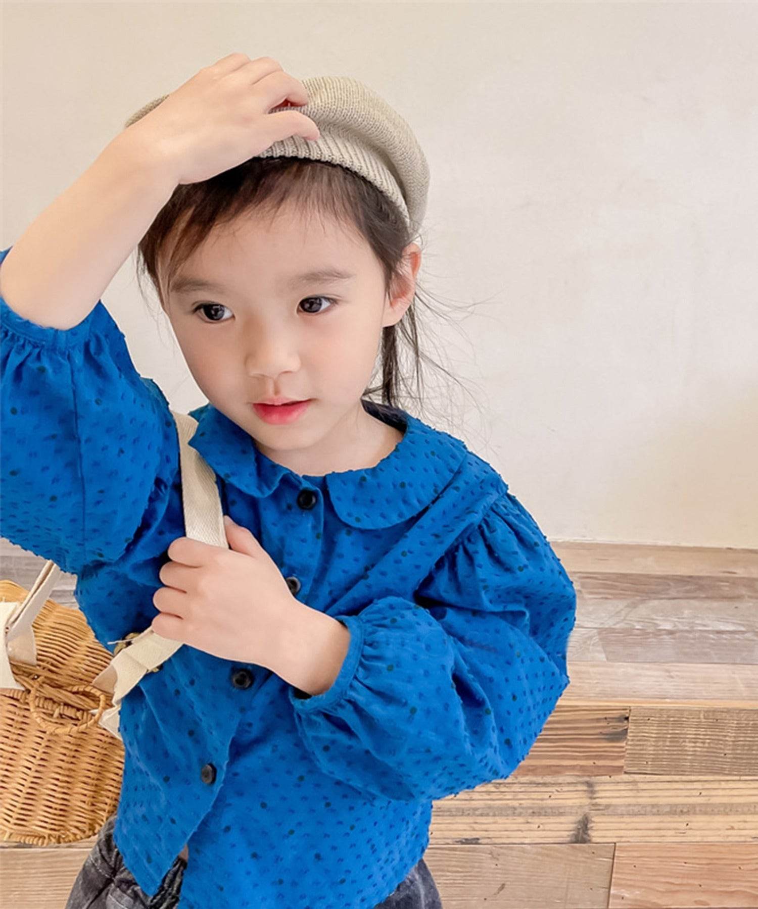 aimoha aimoha - KIDS - polka dot puff sleeve princess blouse