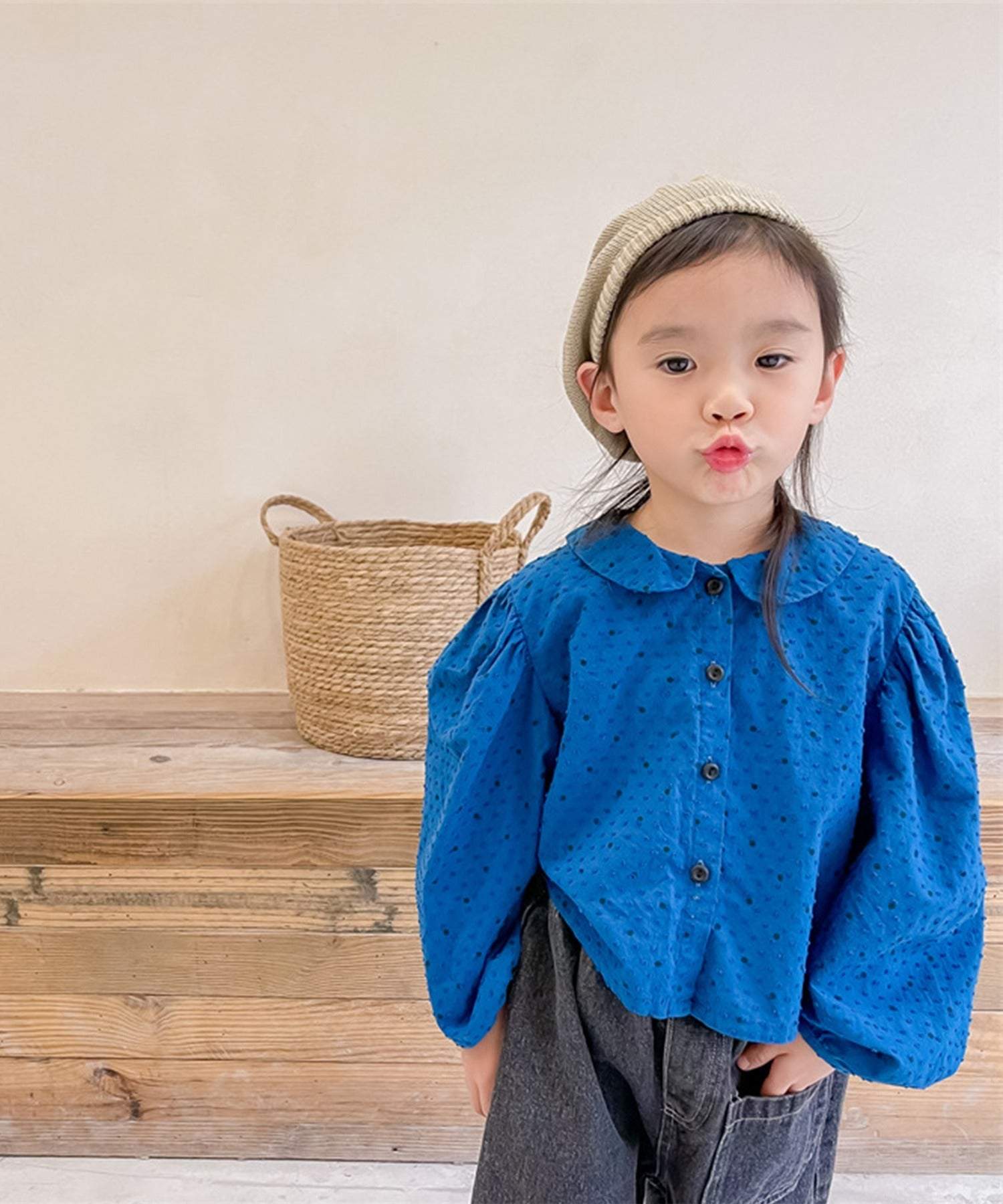 aimoha aimoha - KIDS - polka dot puff sleeve princess blouse