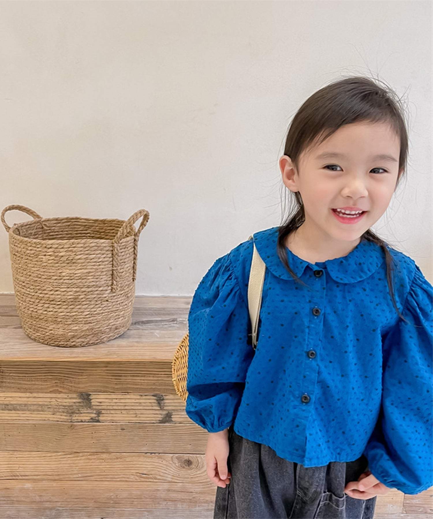 aimoha aimoha - KIDS - polka dot puff sleeve princess blouse