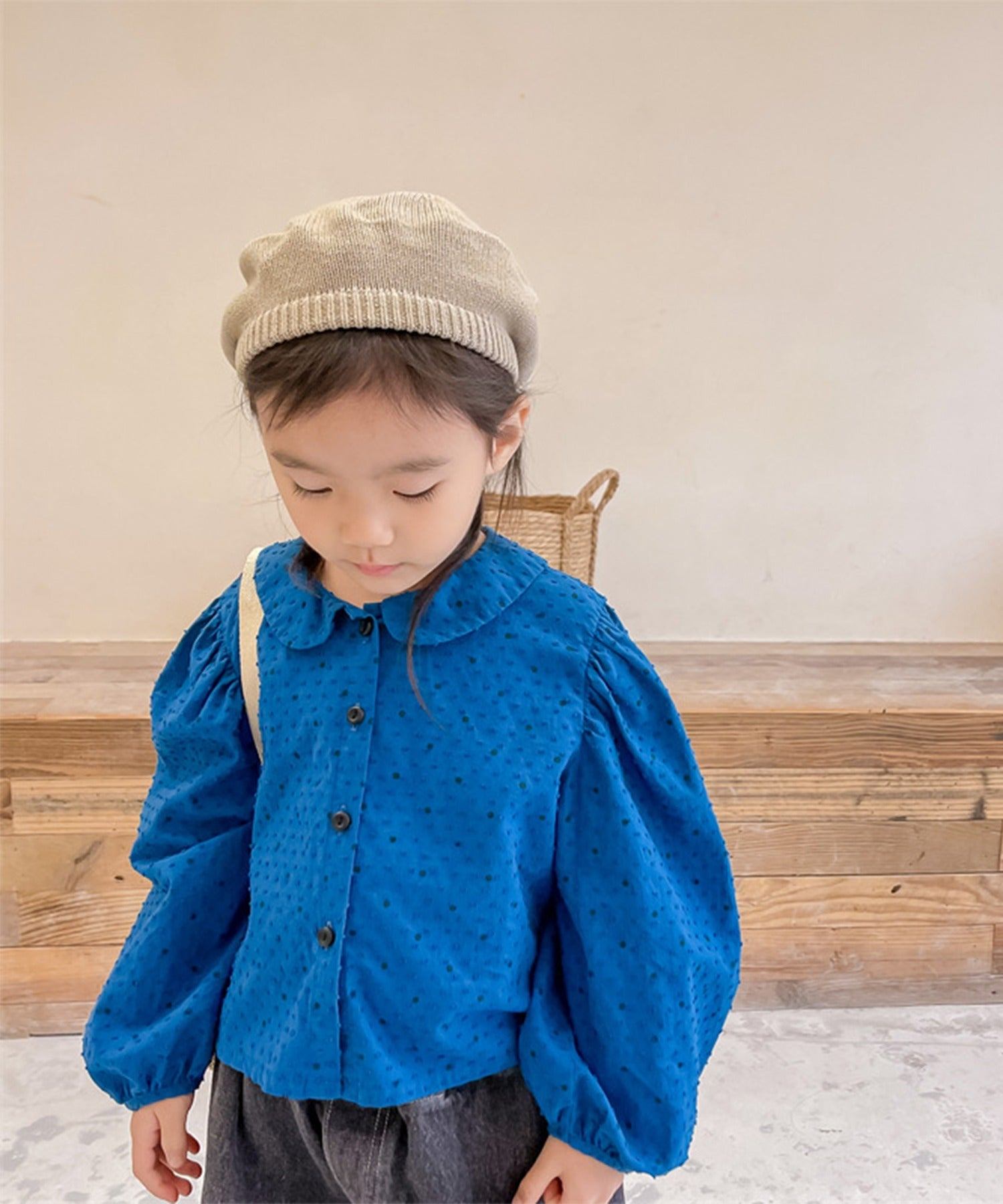 aimoha aimoha - KIDS - polka dot puff sleeve princess blouse