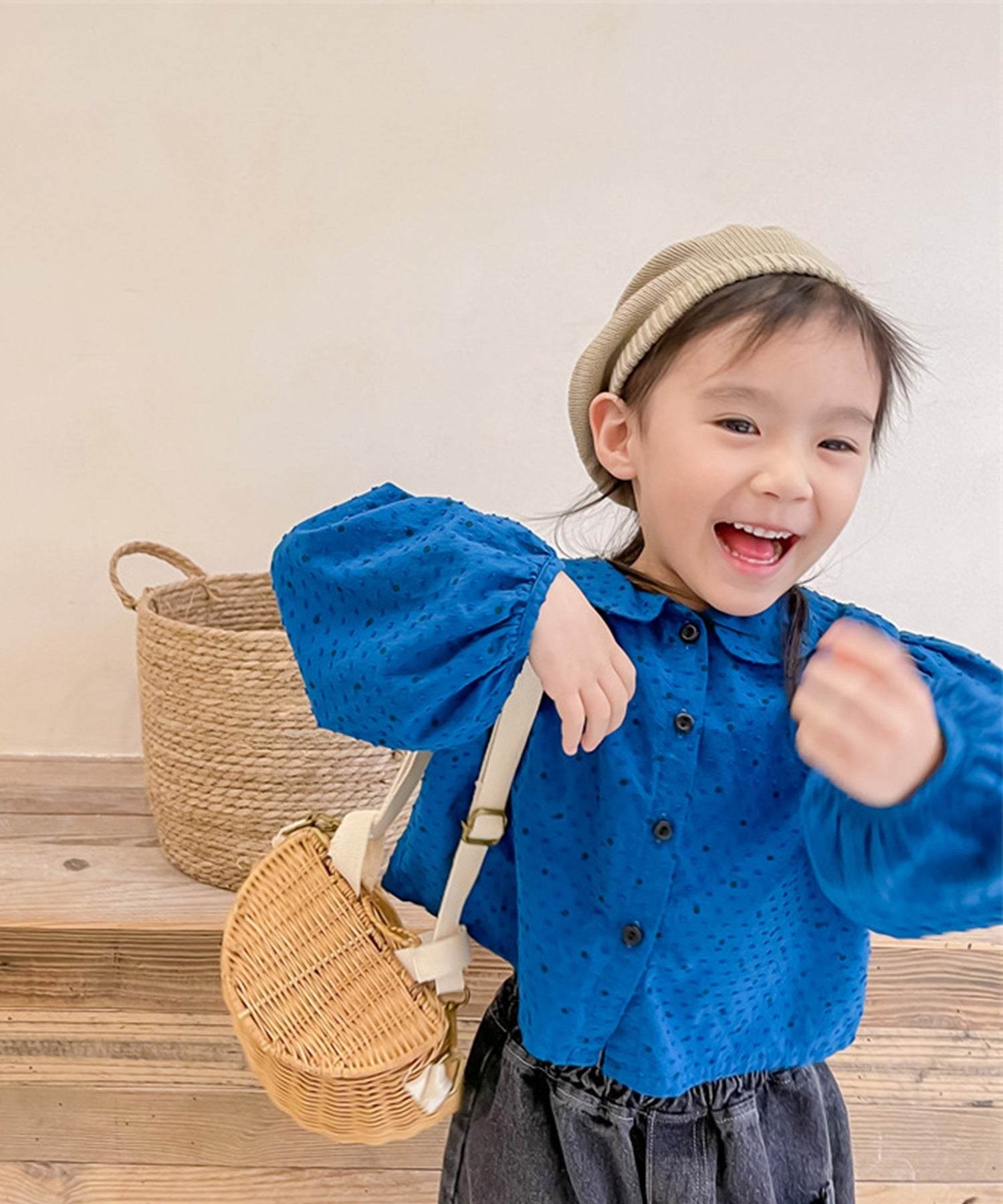 aimoha aimoha - KIDS - polka dot puff sleeve princess blouse