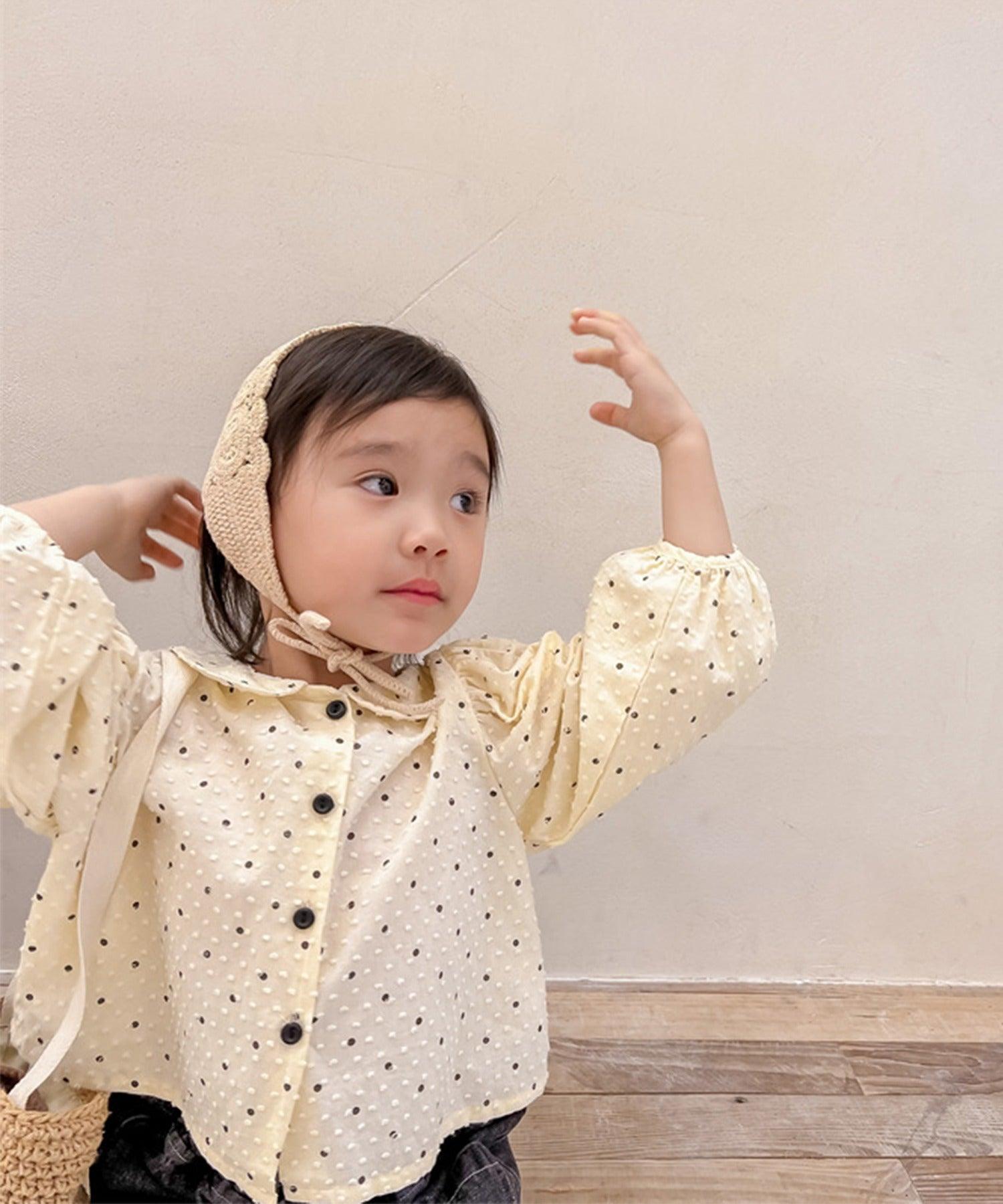 aimoha aimoha - KIDS - polka dot puff sleeve princess blouse