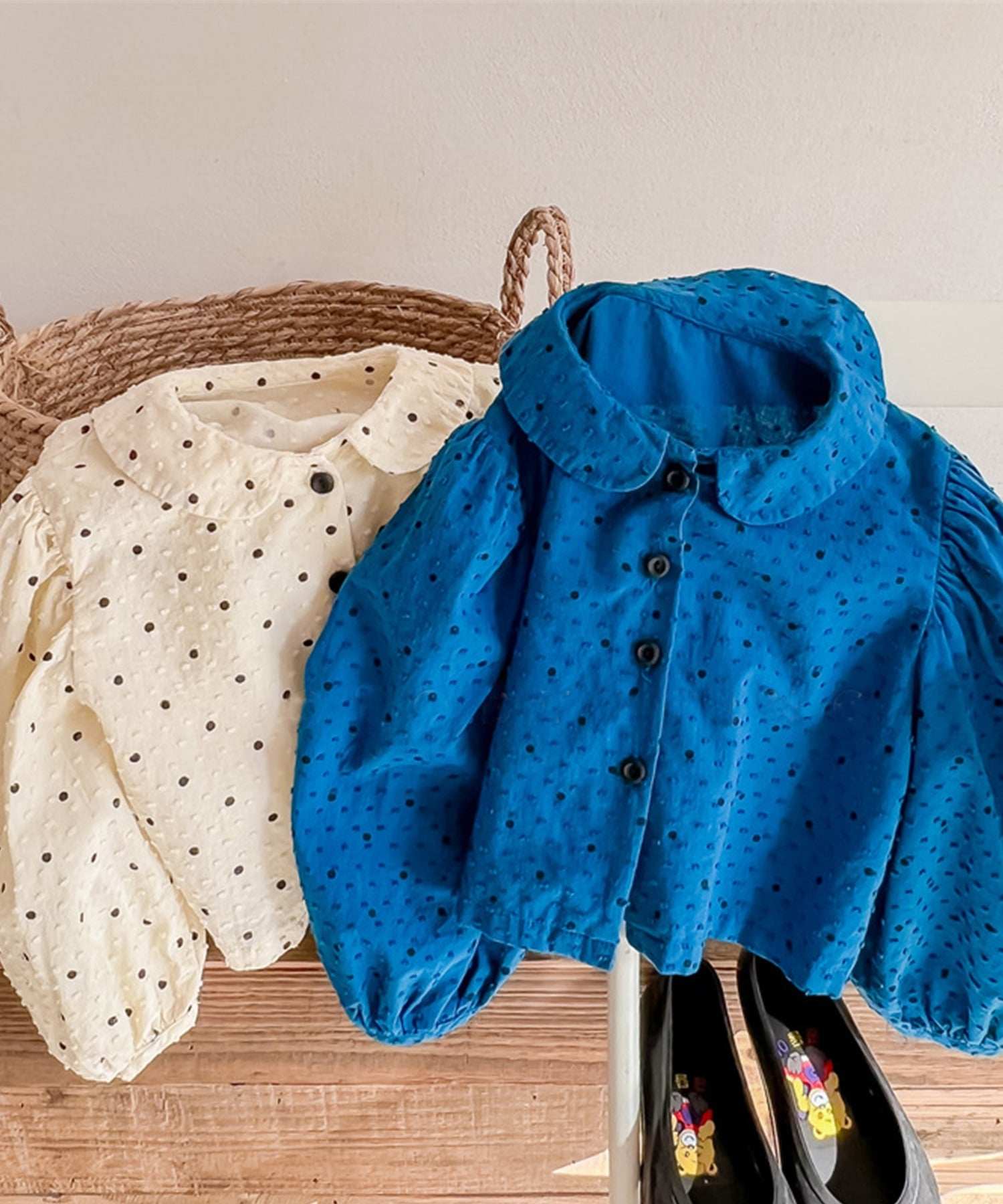 aimoha aimoha - KIDS - polka dot puff sleeve princess blouse