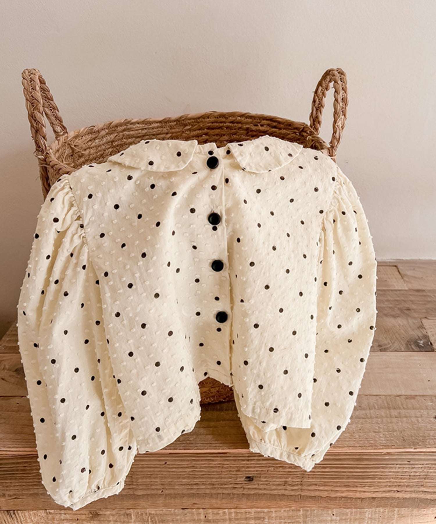 aimoha aimoha - KIDS - polka dot puff sleeve princess blouse