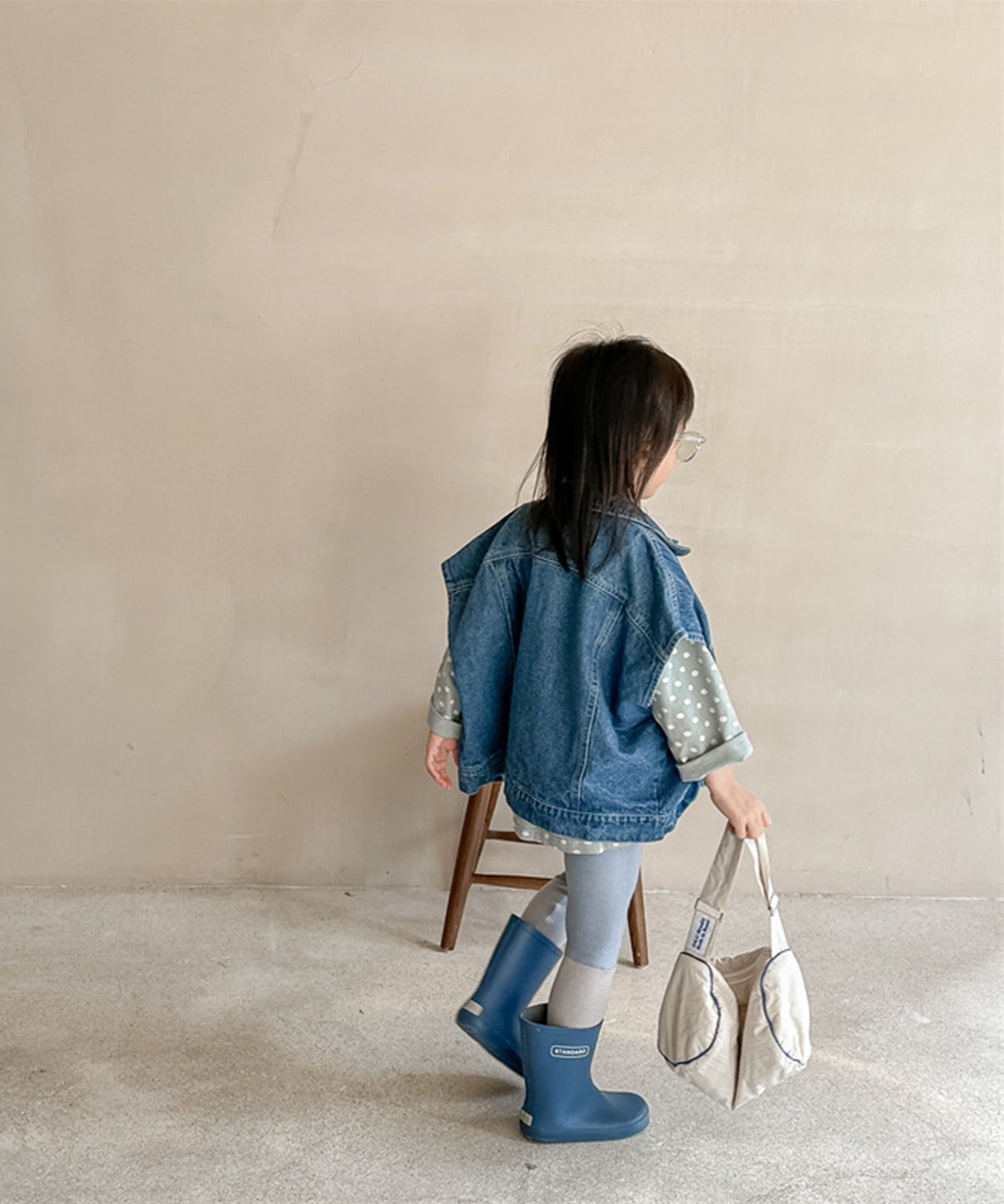 アイモハ aimoha 【aimohaーKIDSー】韓国子供服 万能ノースリーブデニムジャケット ベスト