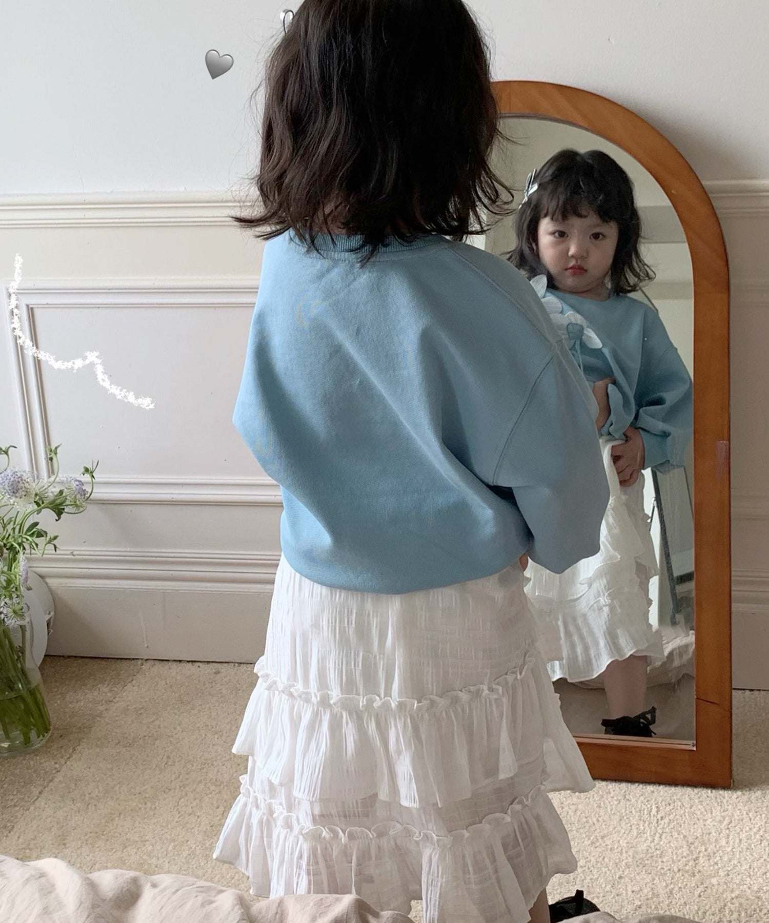 aimoha 【aimoha-KIDS】 children's clothing fluffy long skirt