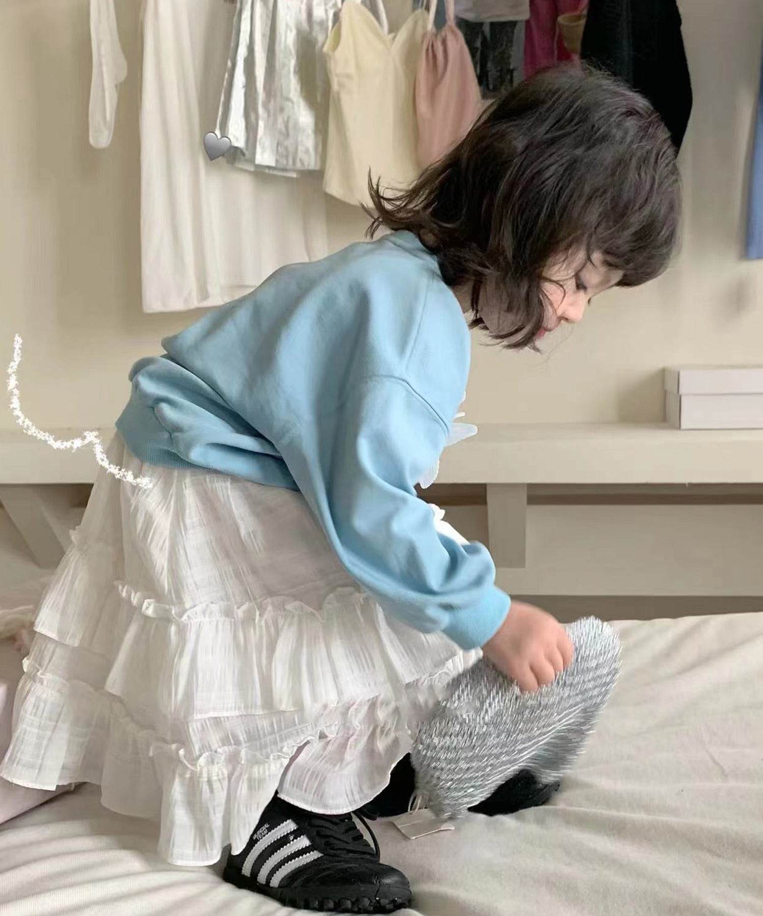 aimoha 【aimoha-KIDS】 children's clothing fluffy long skirt
