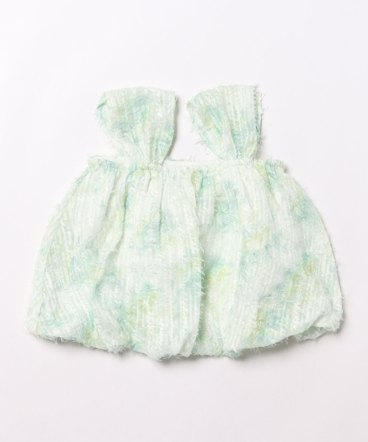 アイモハ aimoha 【aimohaーKIDSー】兒童服可愛蓬鬆全圖案上衣