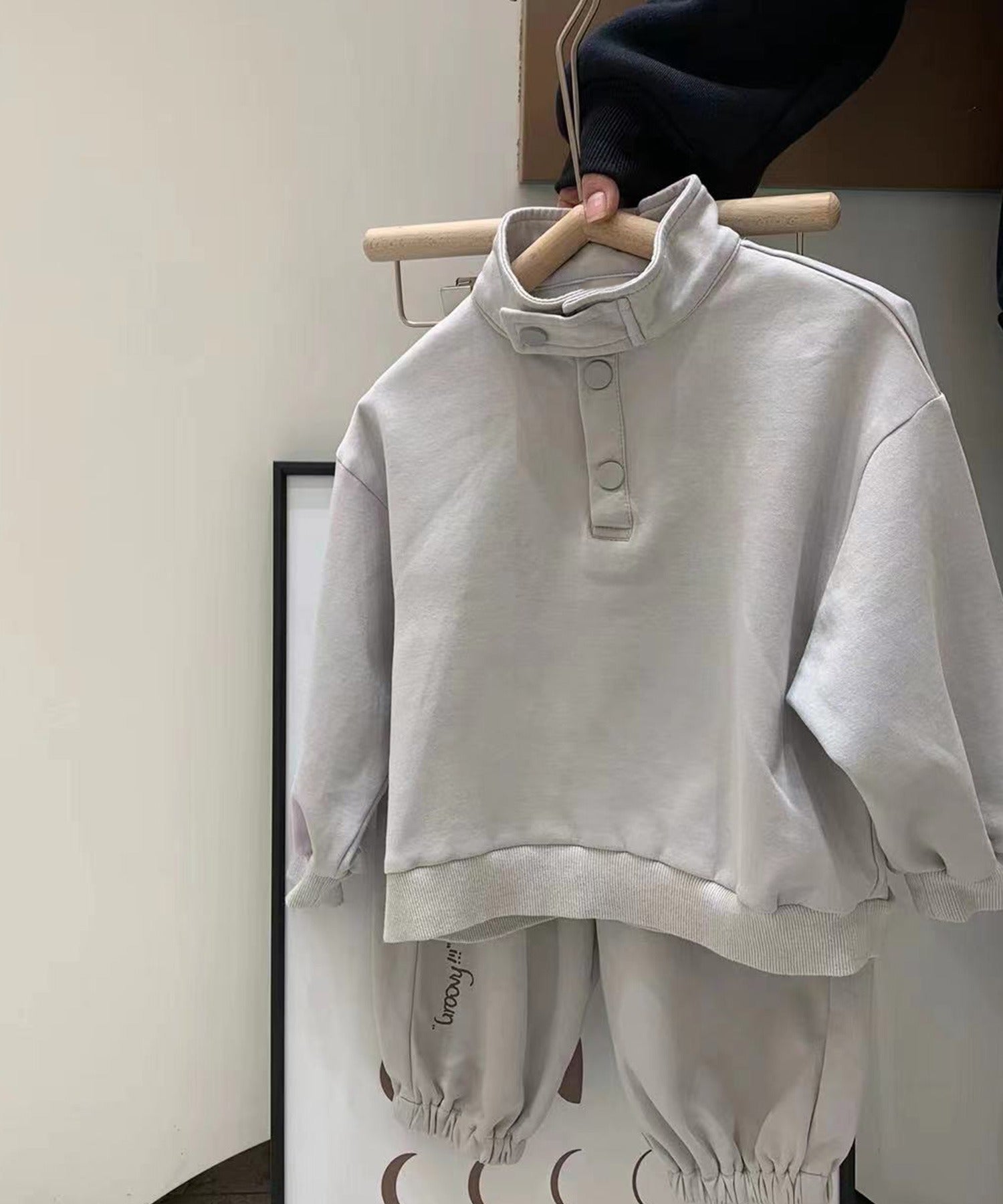 aimoha 【aimoha-KIDS-】Children's Clothing Sports Style Sweat Set