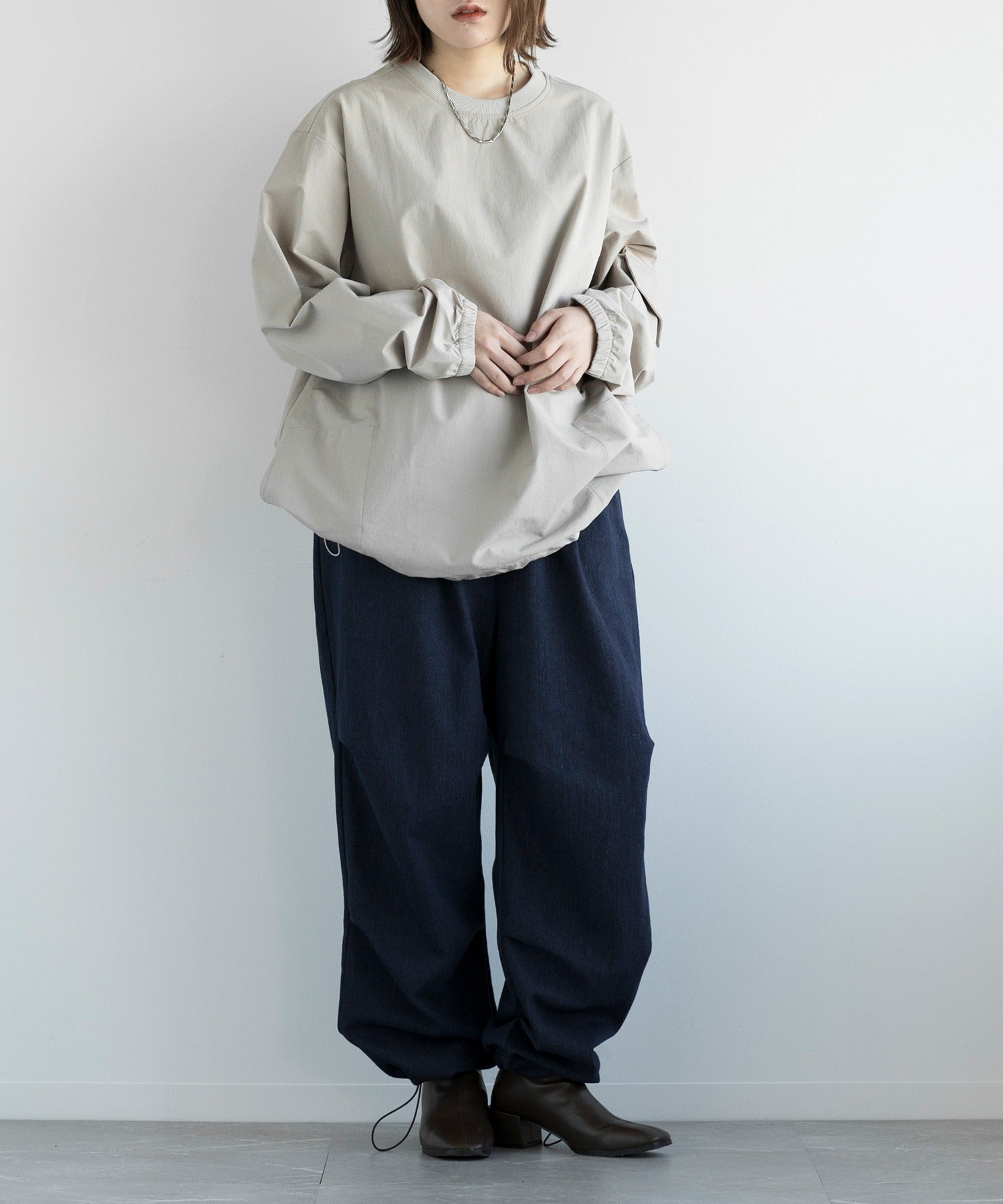 アイモハ aimoha aimoha men FUNCTIONAL SWEAT ファンクショナルクルーネックスウェット吸水速乾 （ブラック） ブラック