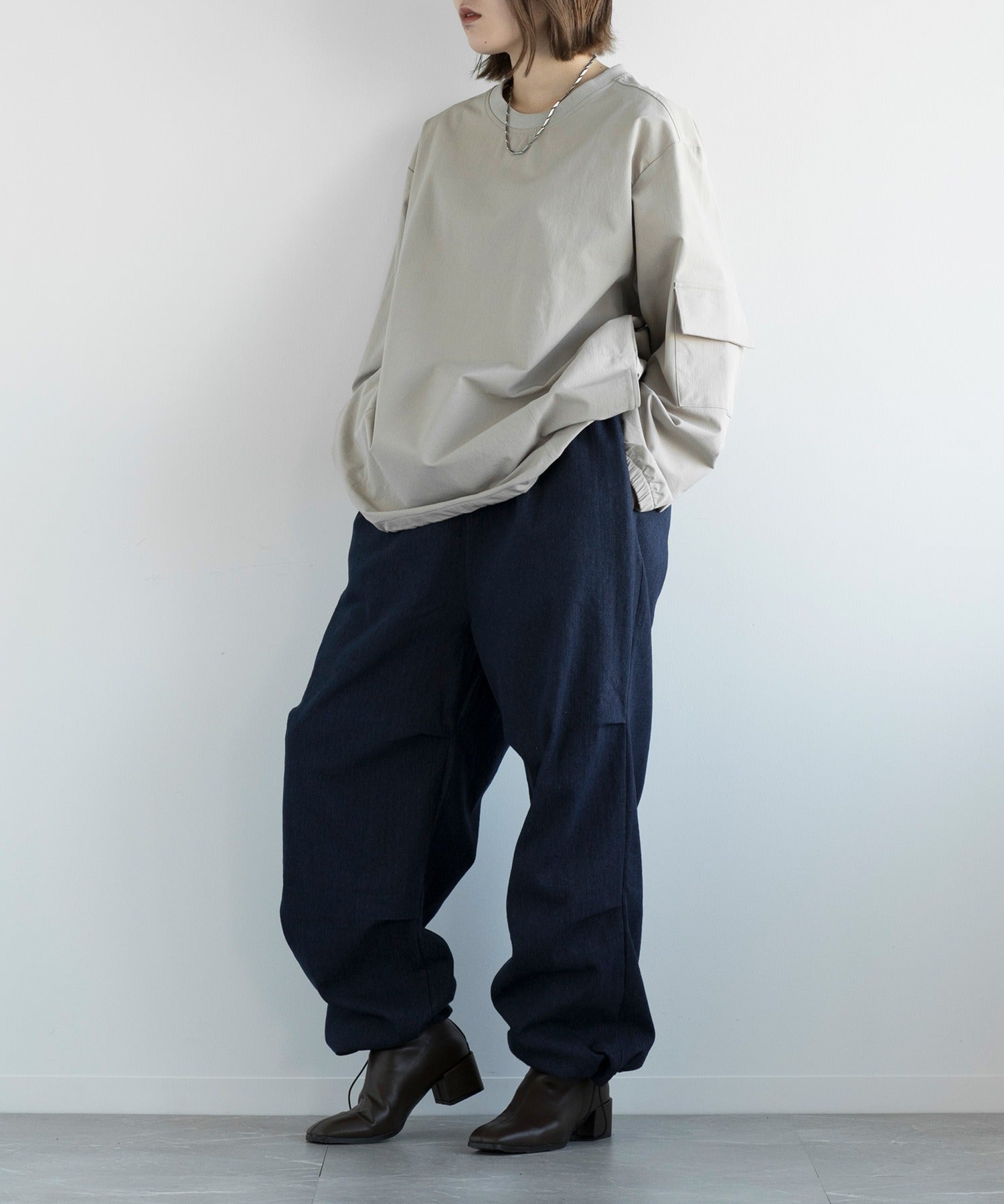 アイモハ aimoha aimoha men FUNCTIONAL SWEAT ファンクショナルクルーネックスウェット吸水速乾 （ブラック） ブラック