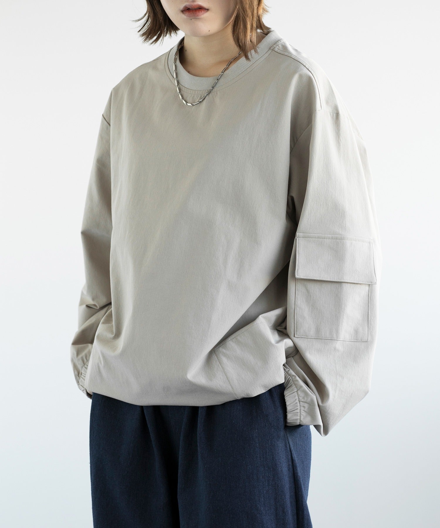 アイモハ aimoha aimoha men FUNCTIONAL SWEAT ファンクショナルクルーネックスウェット吸水速乾 （ブラック） ブラック