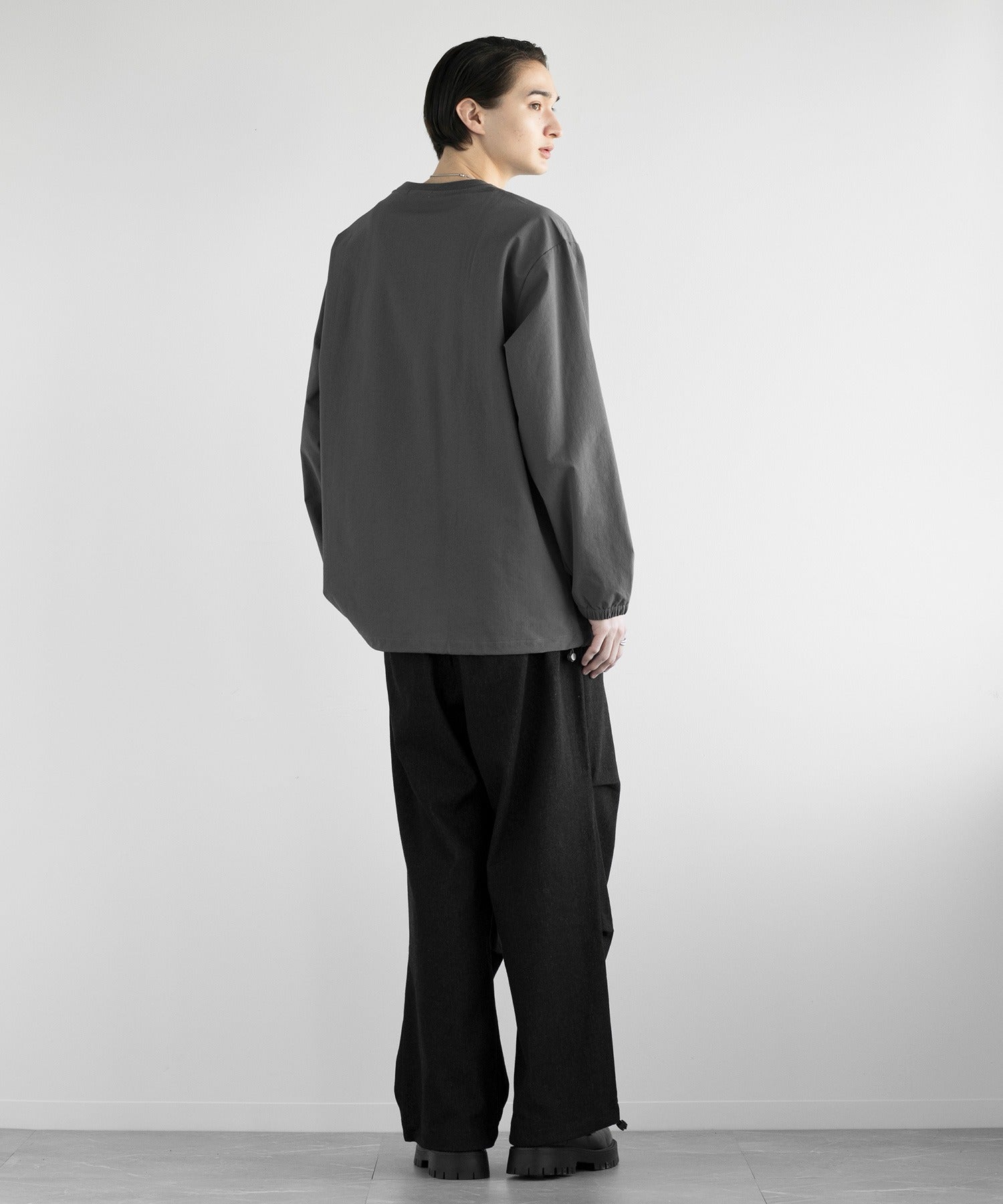 アイモハ aimoha aimoha men FUNCTIONAL SWEAT ファンクショナルクルーネックスウェット吸水速乾 （ブラック） ブラック