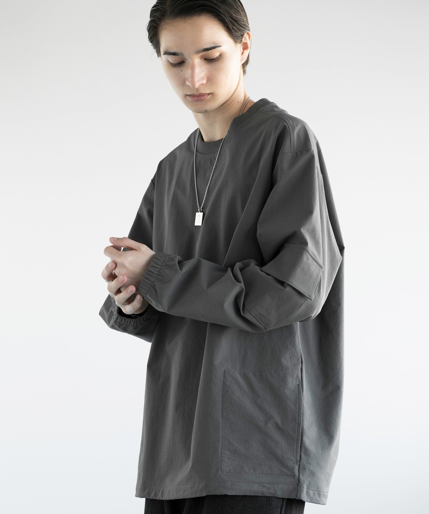 アイモハ aimoha aimoha men FUNCTIONAL SWEAT ファンクショナルクルーネックスウェット吸水速乾 （ブラック） ブラック