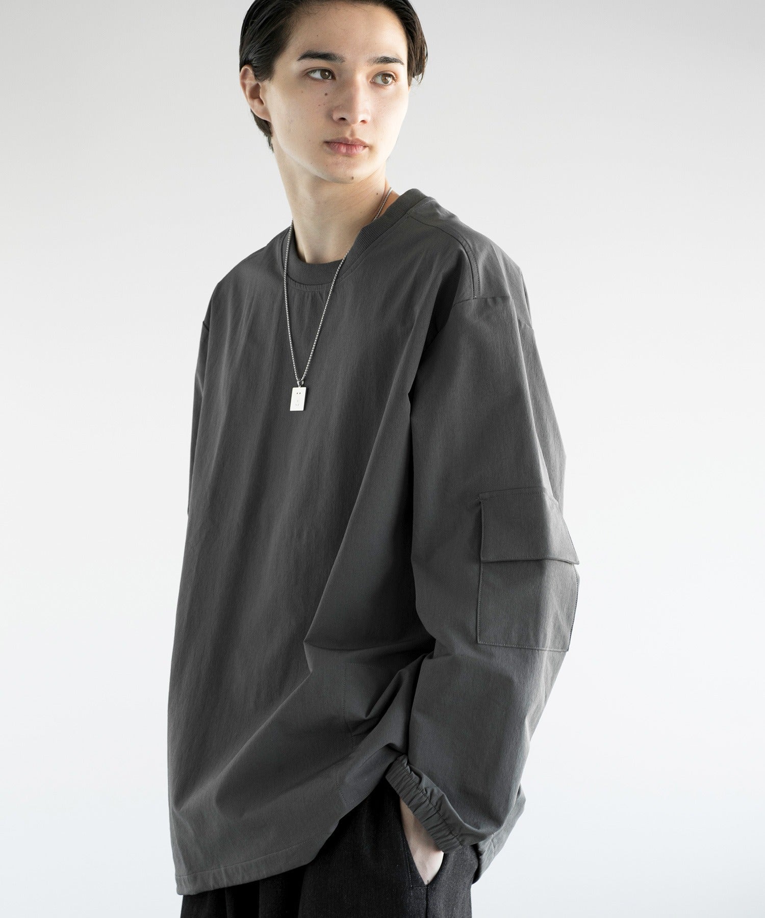 アイモハ aimoha aimoha men FUNCTIONAL SWEAT ファンクショナルクルーネックスウェット吸水速乾 （ブラック） ブラック
