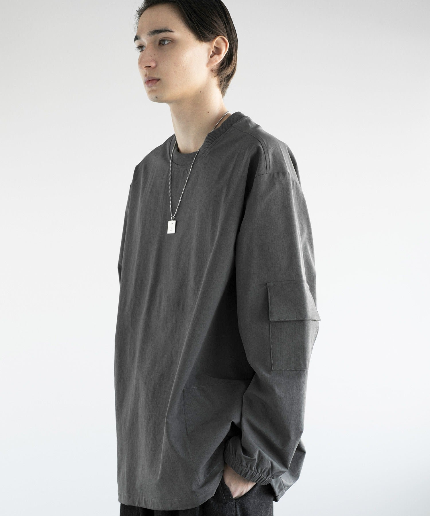 アイモハ aimoha aimoha men FUNCTIONAL SWEAT ファンクショナルクルーネックスウェット吸水速乾 （ブラック） ブラック