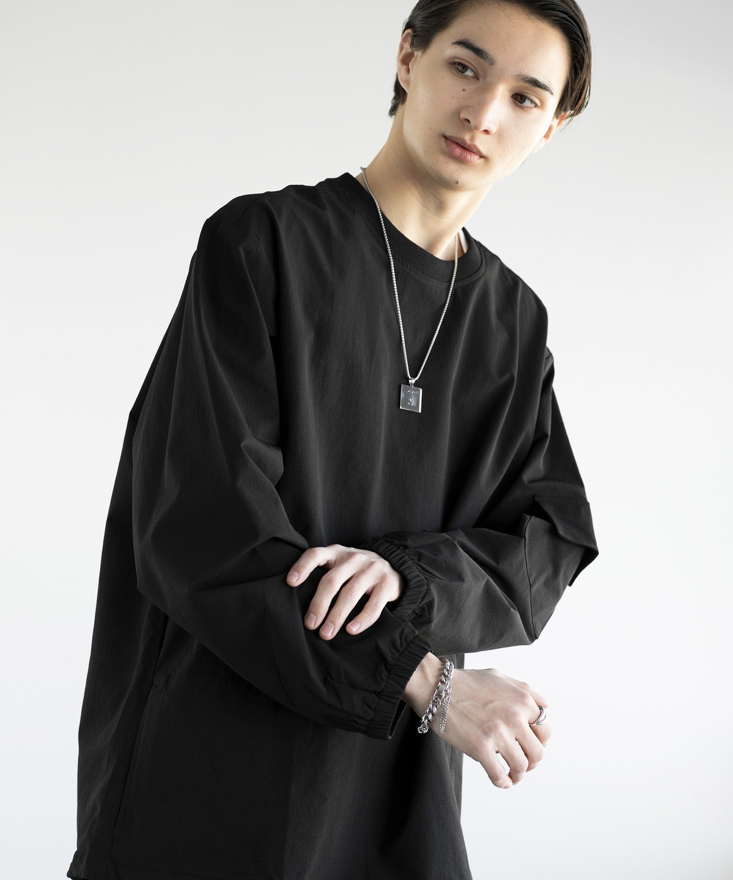 アイモハ aimoha aimoha men FUNCTIONAL SWEAT ファンクショナルクルーネックスウェット吸水速乾 （ブラック） ブラック