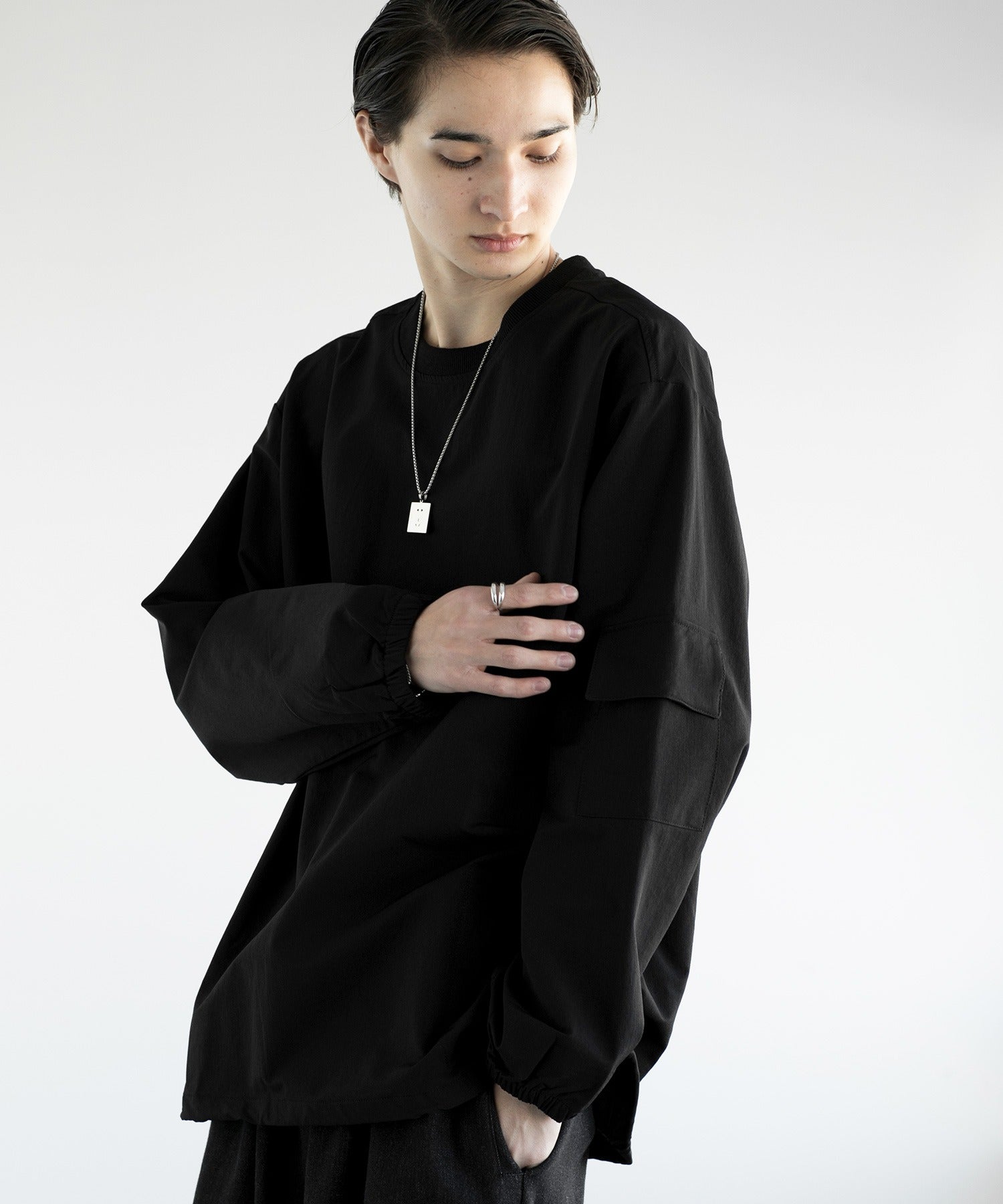 アイモハ aimoha aimoha men FUNCTIONAL SWEAT ファンクショナルクルーネックスウェット吸水速乾 （ブラック） ブラック