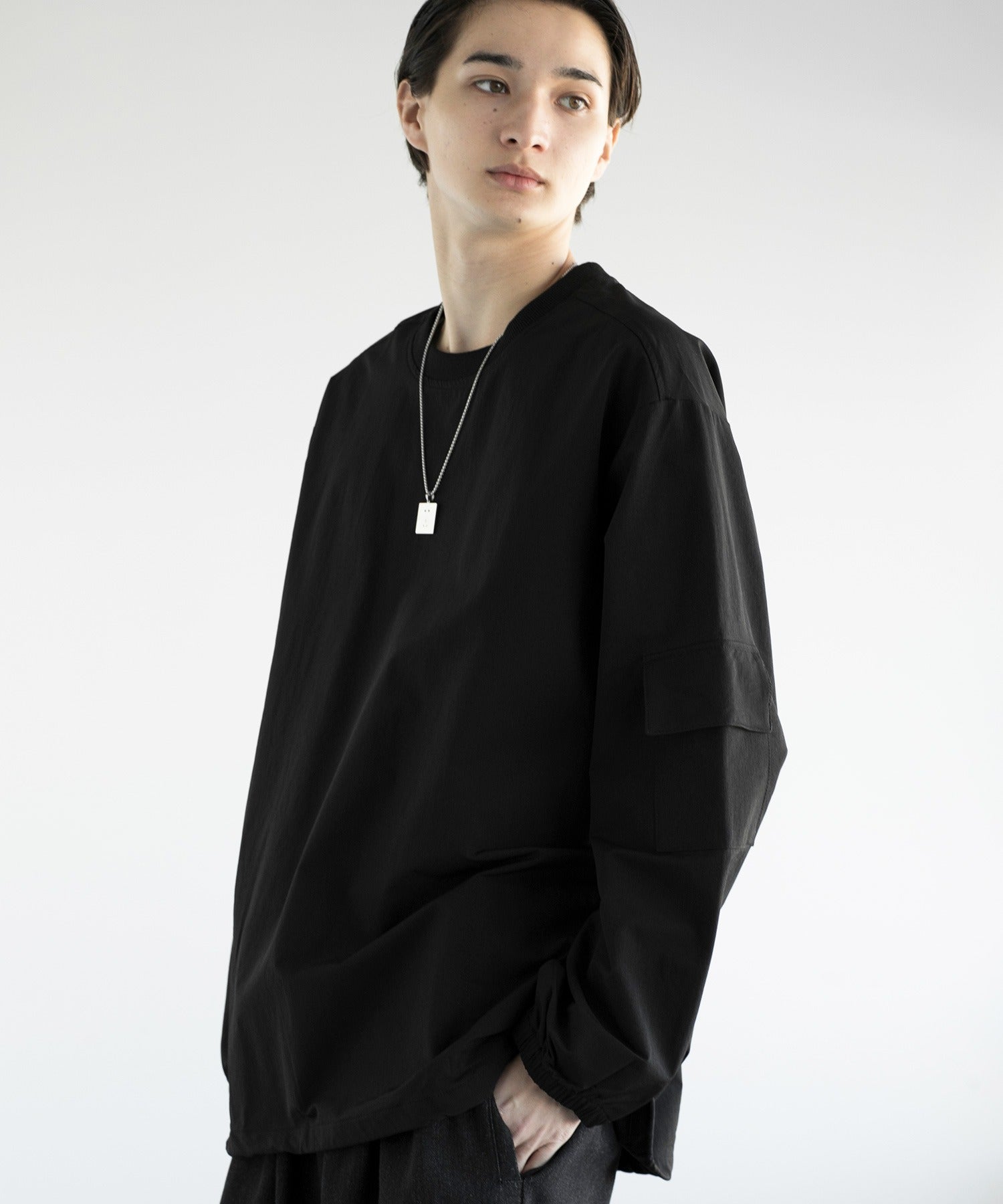アイモハ aimoha aimoha men FUNCTIONAL SWEAT ファンクショナルクルーネックスウェット吸水速乾 （ブラック） ブラック