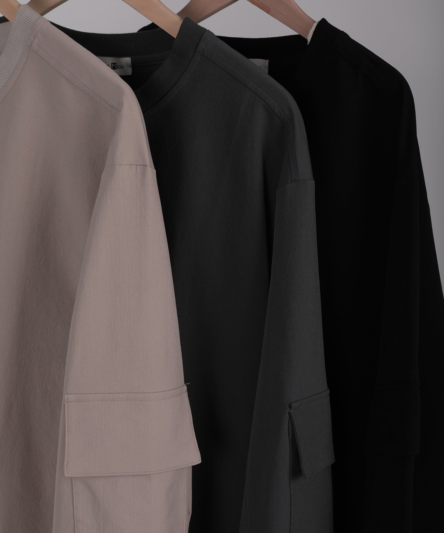 アイモハ aimoha aimoha men FUNCTIONAL SWEAT ファンクショナルクルーネックスウェット吸水速乾 （ブラック） ブラック