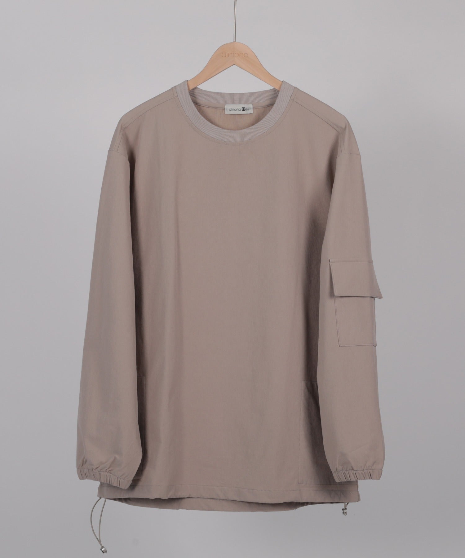 アイモハ aimoha aimoha men FUNCTIONAL SWEAT ファンクショナルクルーネックスウェット吸水速乾 （ブラック） ブラック