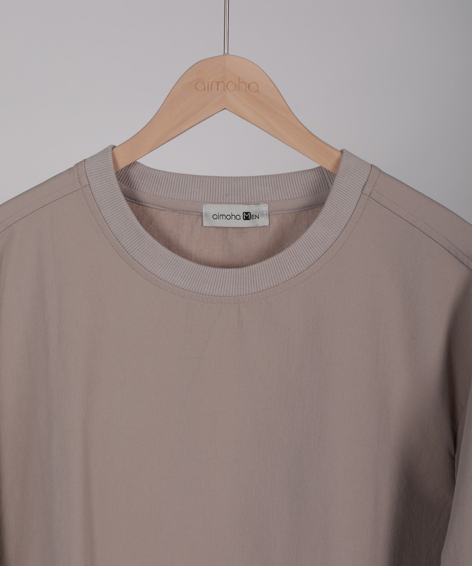 アイモハ aimoha aimoha men FUNCTIONAL SWEAT ファンクショナルクルーネックスウェット吸水速乾 （ブラック） ブラック