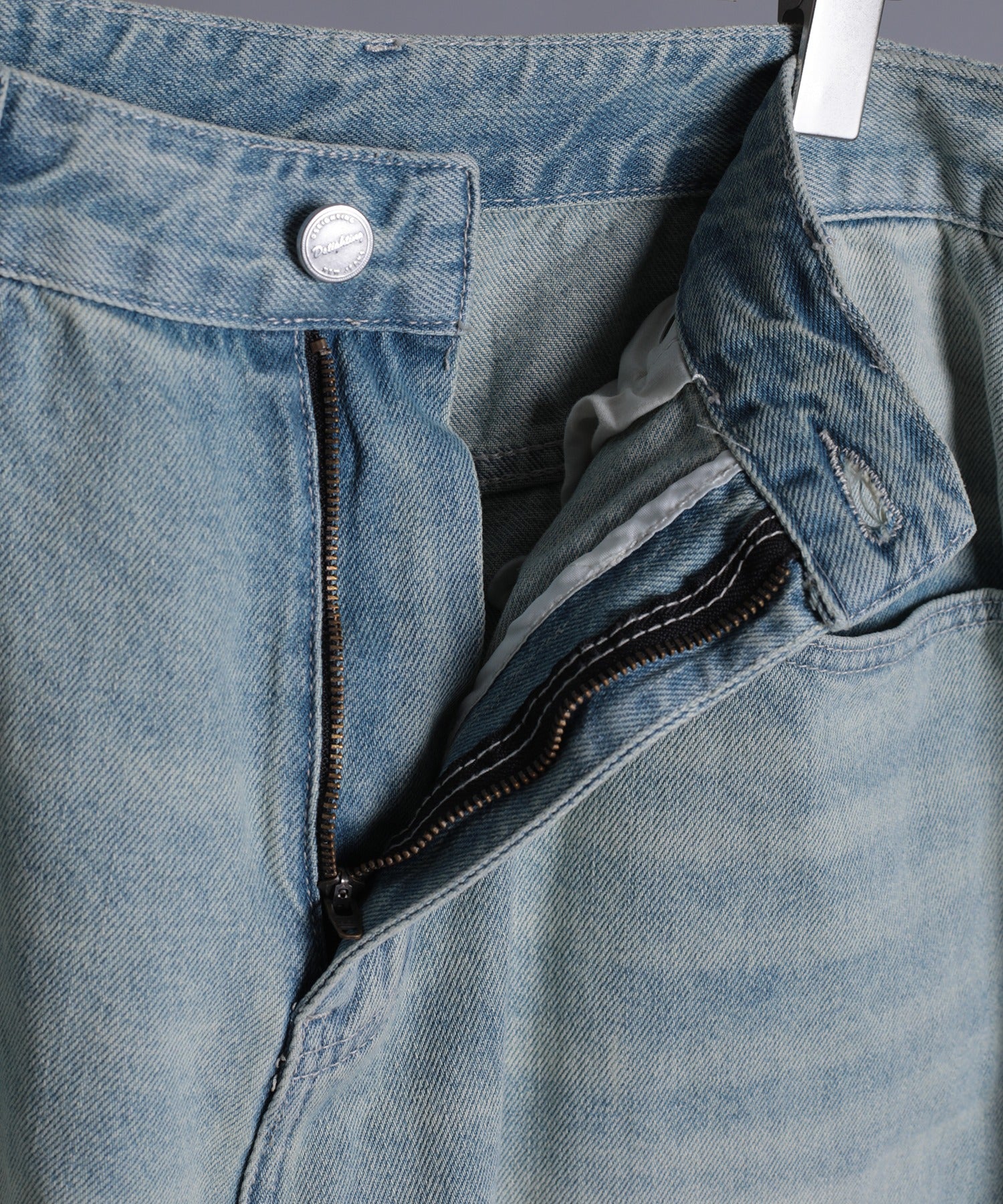 アイモハ aimoha 【aimoha neo】VINTAGE PROCESSED BAGGY JEANS （ブルー） ブルー
