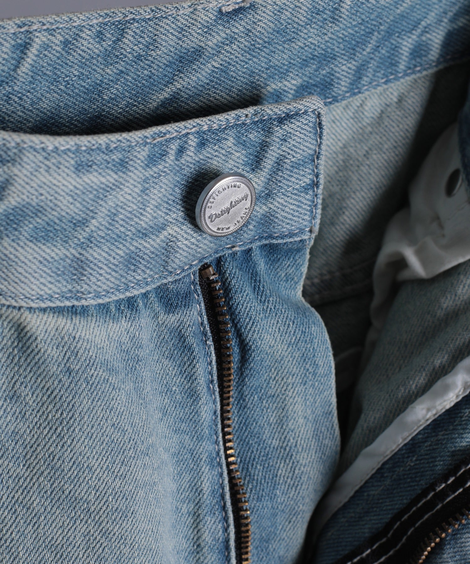 アイモハ aimoha 【aimoha neo】VINTAGE PROCESSED BAGGY JEANS （ブルー） ブルー