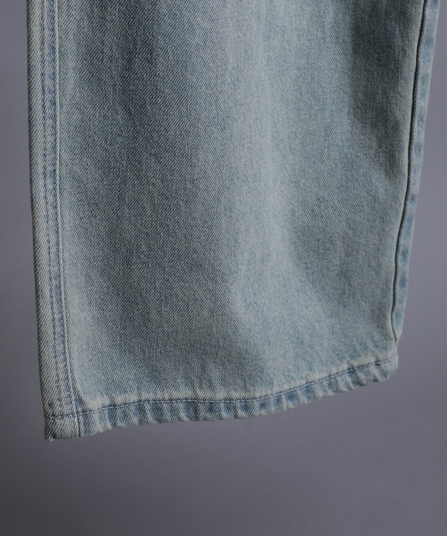 アイモハ aimoha 【aimoha neo】VINTAGE PROCESSED BAGGY JEANS （ブルー） ブルー