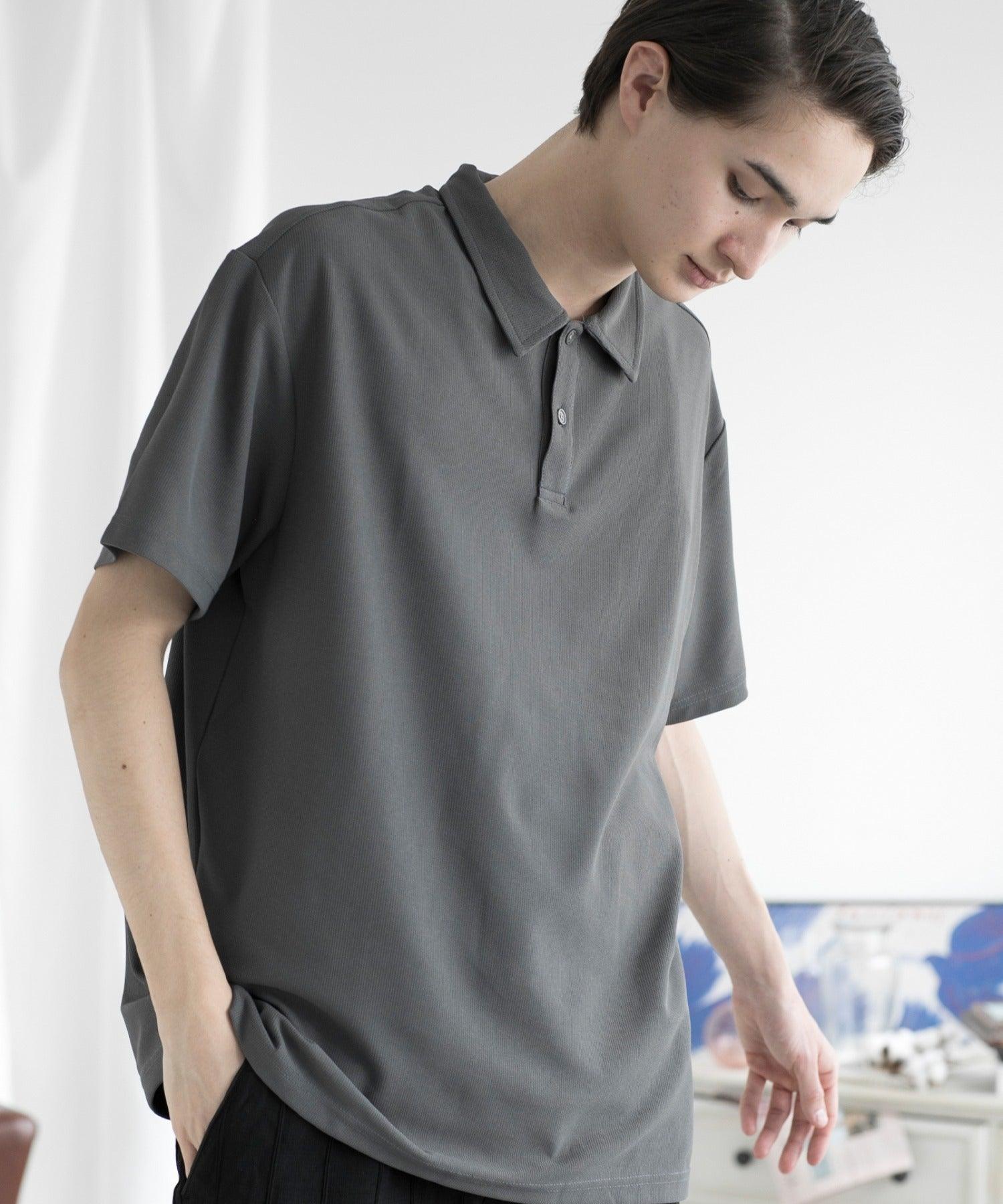 アイモハ aimoha aimoha MENSIMPLE POLO SHIRT 半扣 短袖 Polo 衫
