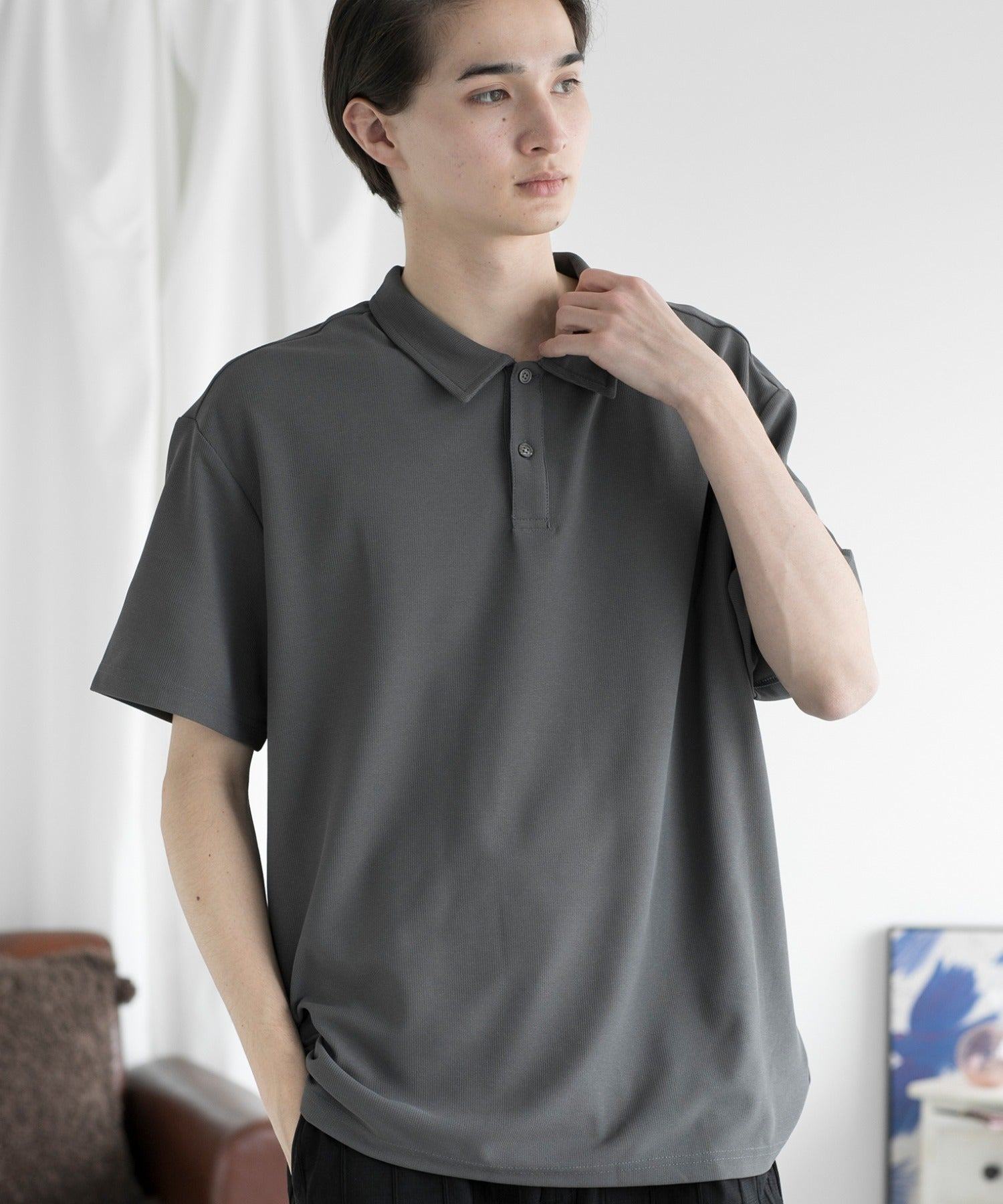 アイモハ aimoha aimoha MENSIMPLE POLO SHIRT 半扣 短袖 Polo 衫