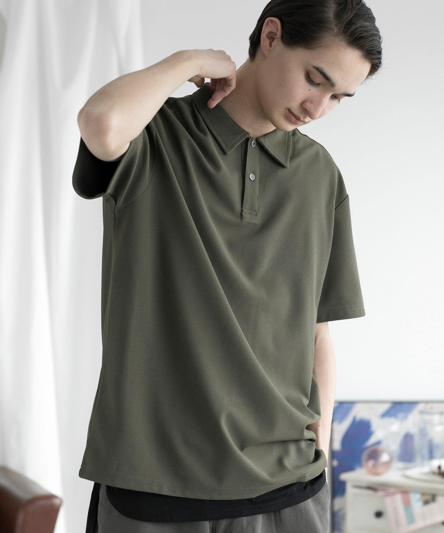 アイモハ aimoha aimoha MENSIMPLE POLO SHIRT 半扣 短袖 Polo 衫