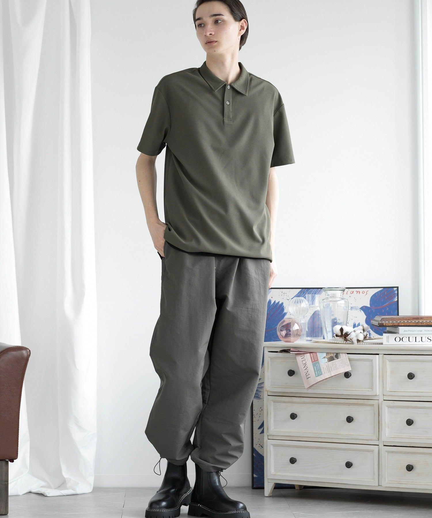 アイモハ aimoha aimoha MENSIMPLE POLO SHIRT 半扣 短袖 Polo 衫