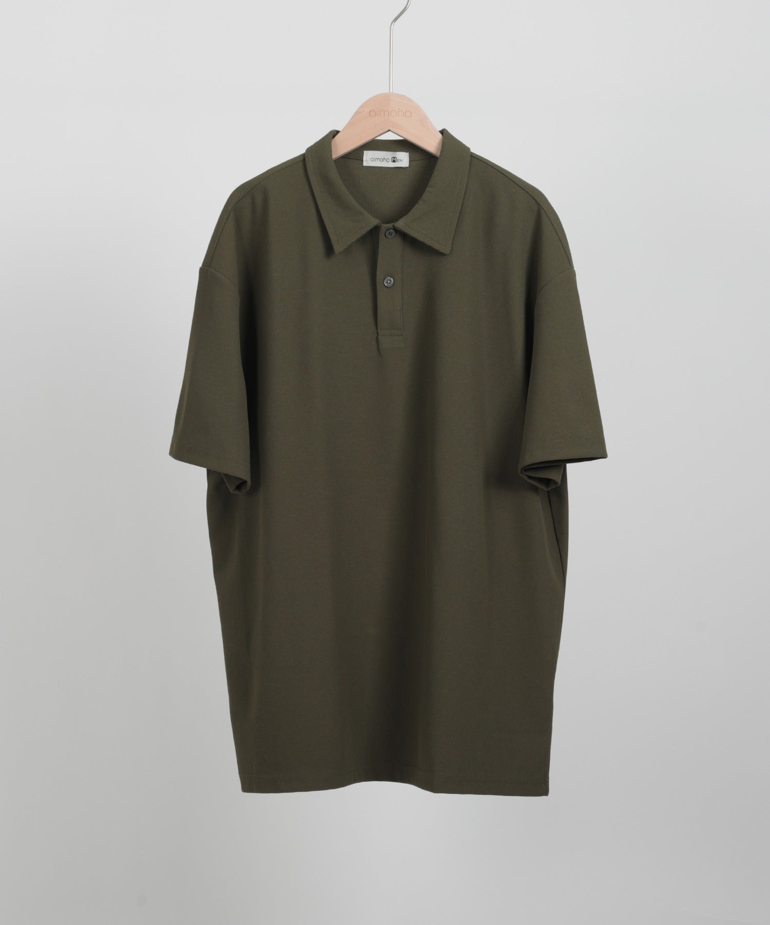 アイモハ aimoha aimoha MENSIMPLE POLO SHIRT 半扣 短袖 Polo 衫