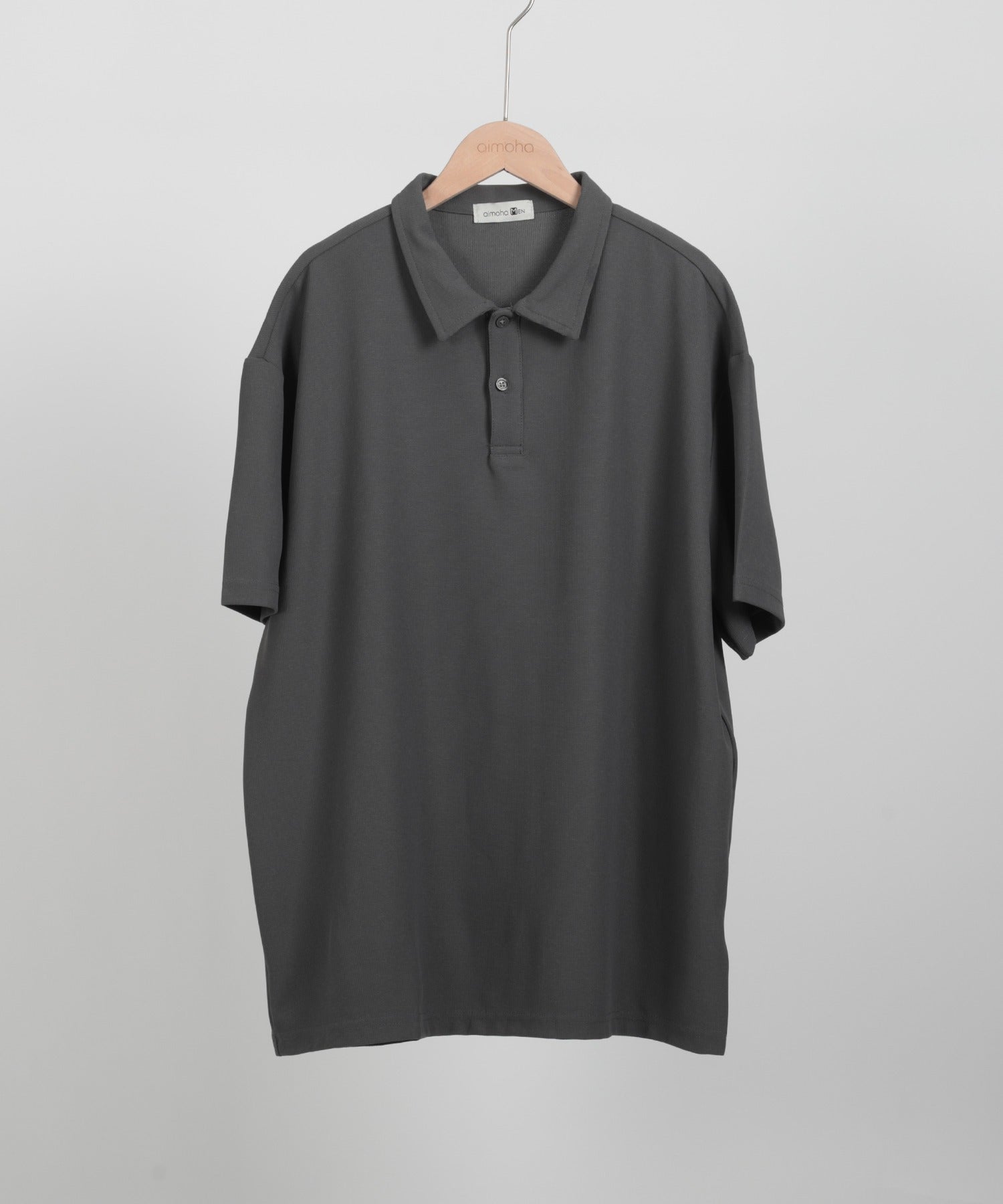 アイモハ aimoha aimoha MENSIMPLE POLO SHIRT 半扣 短袖 Polo 衫
