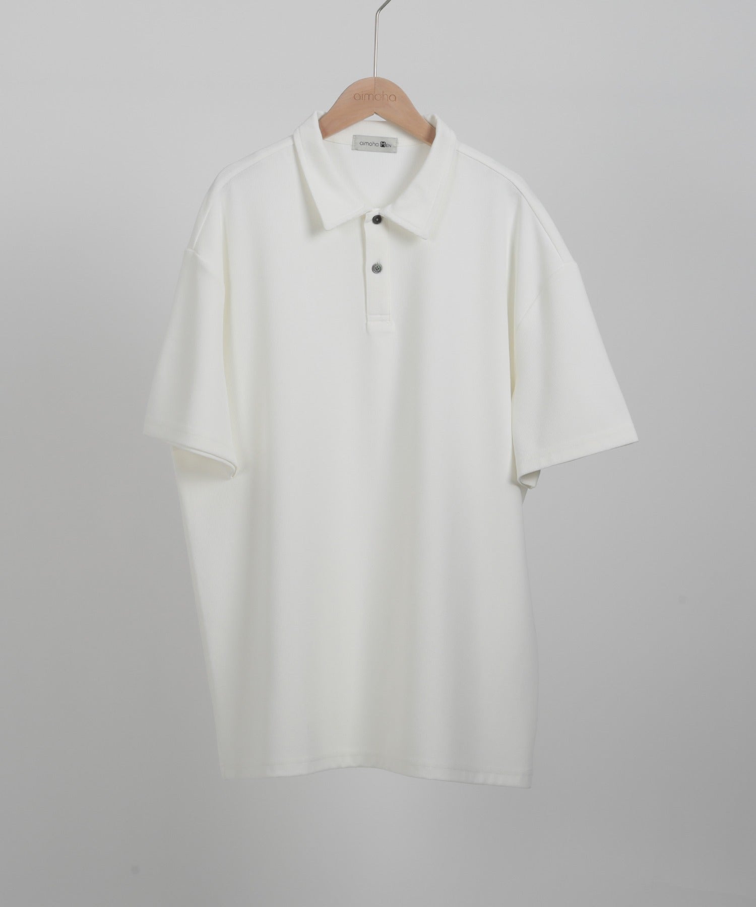 アイモハ aimoha aimoha MENSIMPLE POLO SHIRT 半扣 短袖 Polo 衫
