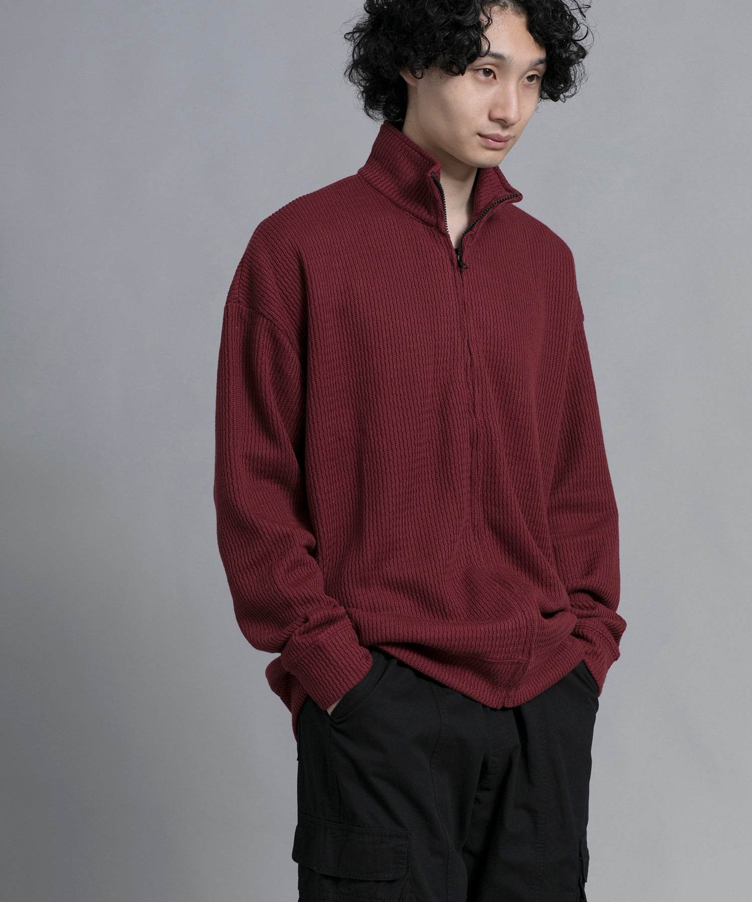 アイモハ aimoha aimoha men Cozy Ridge Zip Cardigan