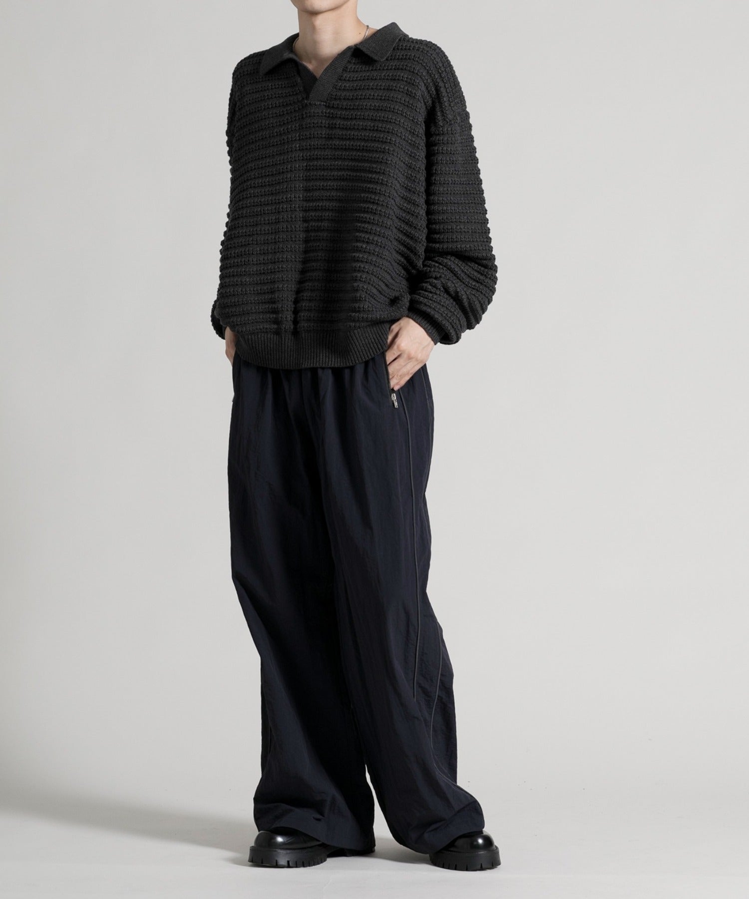 aimoha 【aimoha neo】 Flowy Wide-Leg Pants