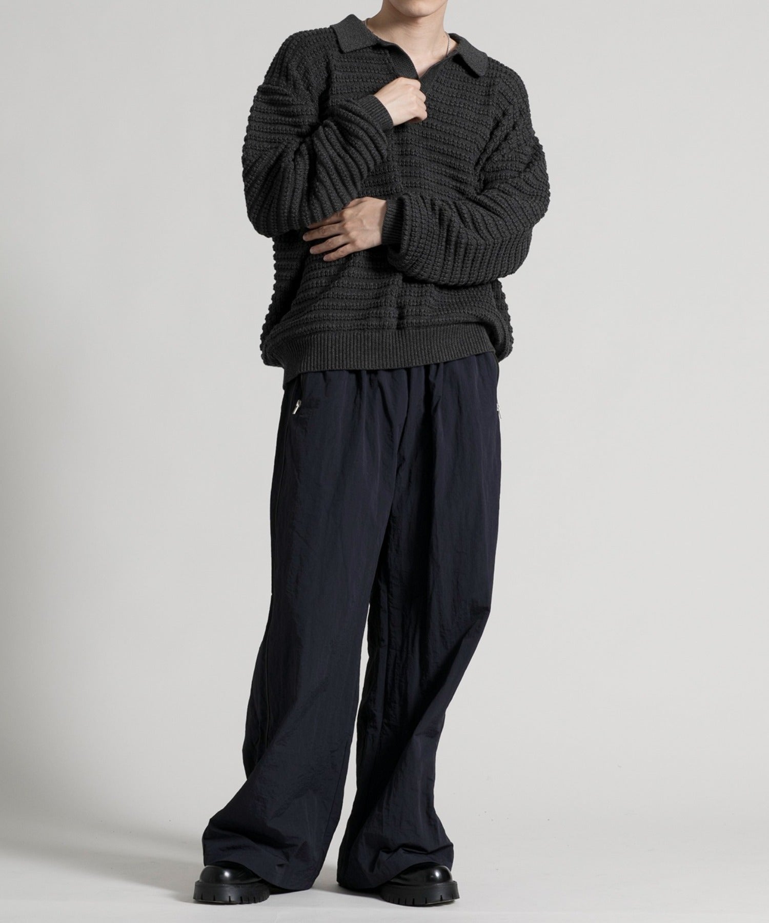 aimoha 【aimoha neo】 Flowy Wide-Leg Pants