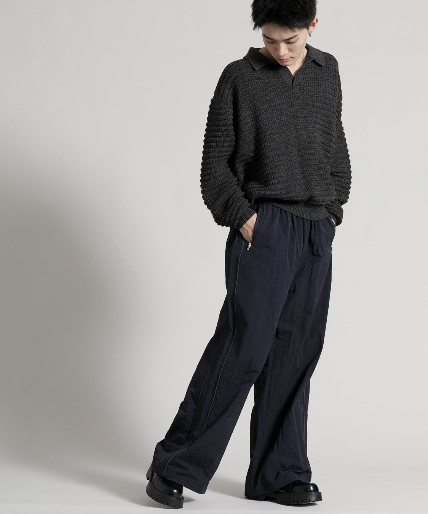 aimoha 【aimoha neo】 Flowy Wide-Leg Pants