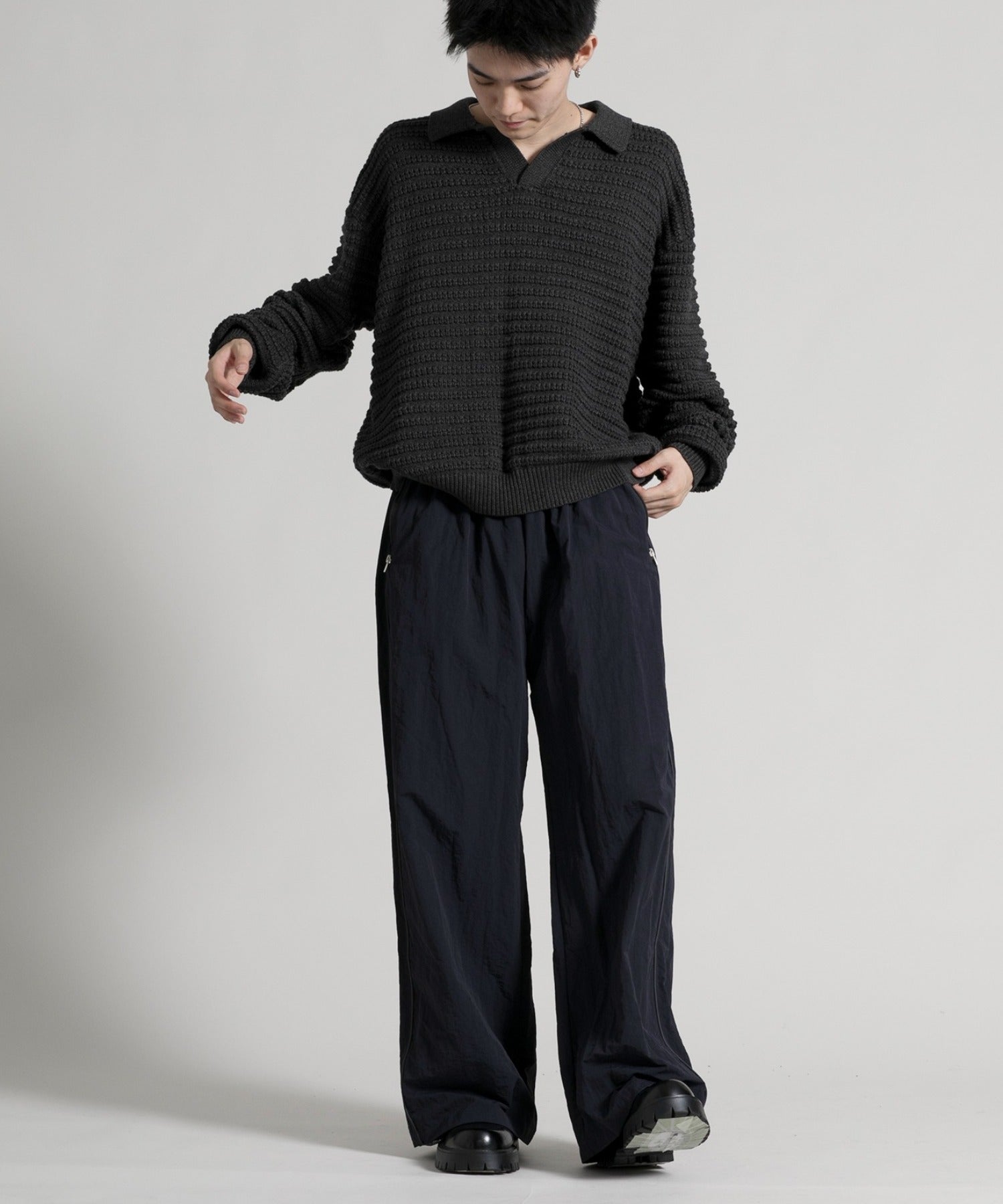 aimoha 【aimoha neo】 Flowy Wide-Leg Pants