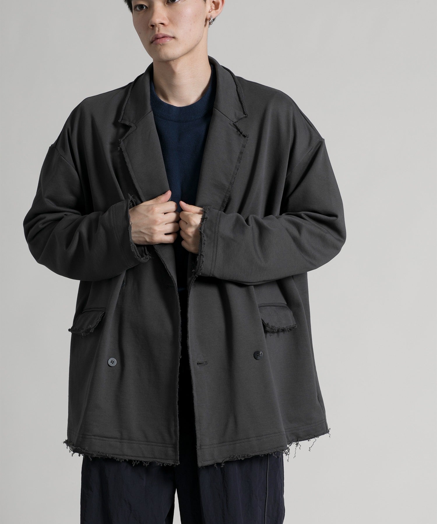 アイモハ aimoha 【aimoha neo】Oversized Double-breasted Blazer