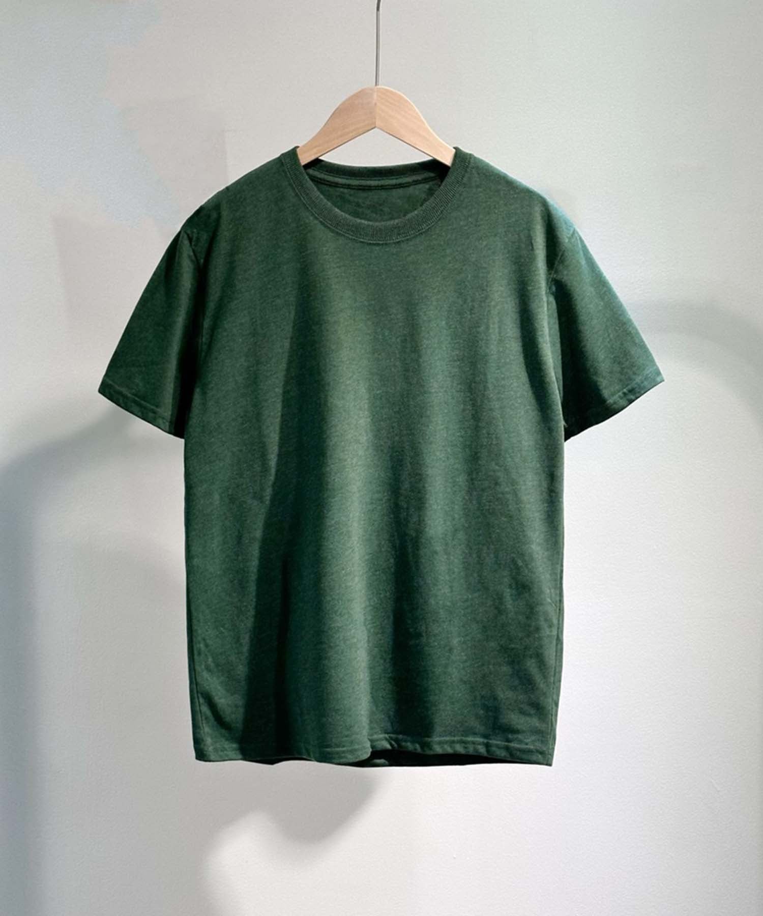 アイモハ aimoha aomoha MEN プレミアムソフトTシャツ （ダークグリーン） ダークグリーン