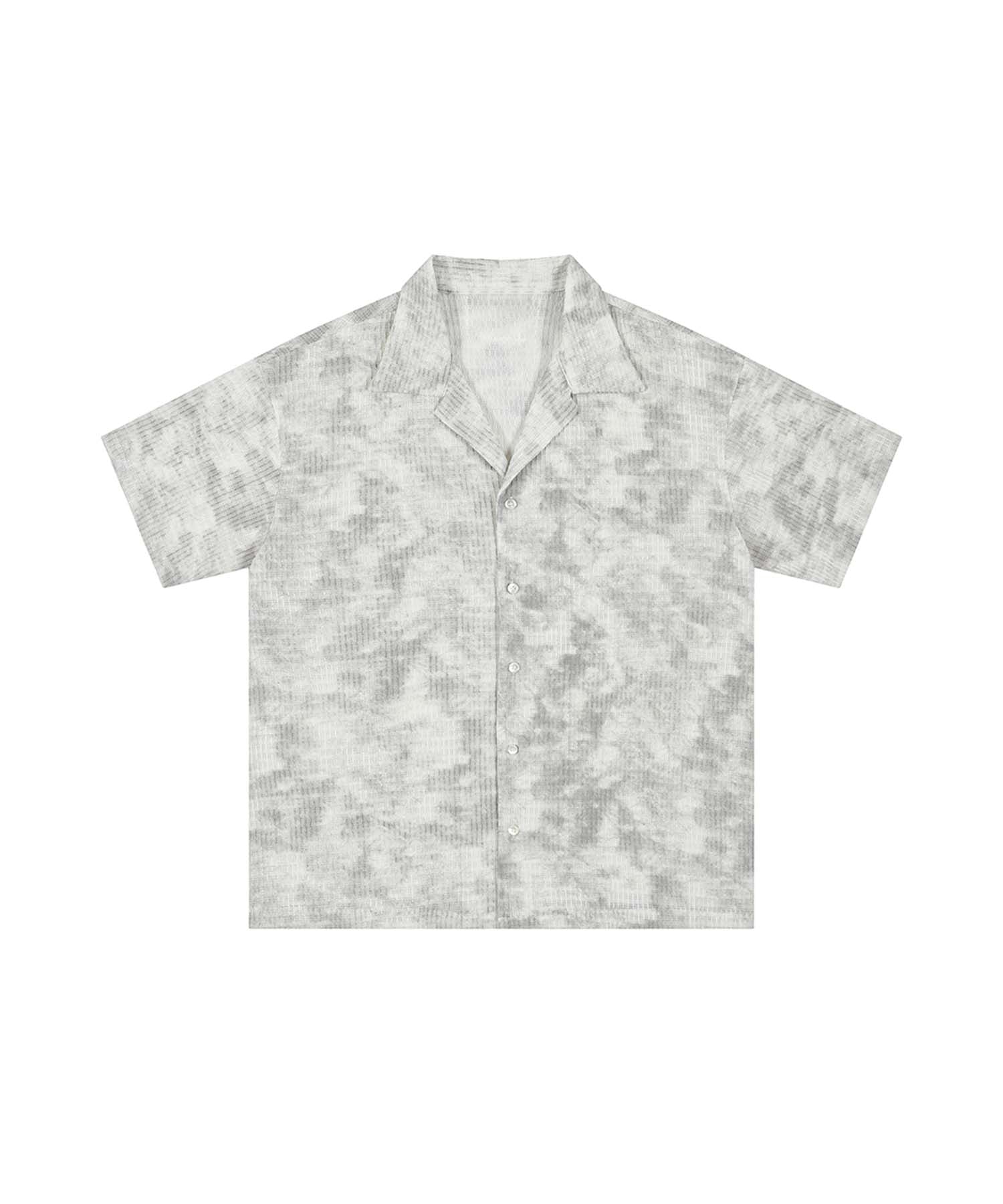 アイモハ aimoha 【aimoha neo】Pastel Grayish Camo Shirt （オフホワイト） オフホワイト