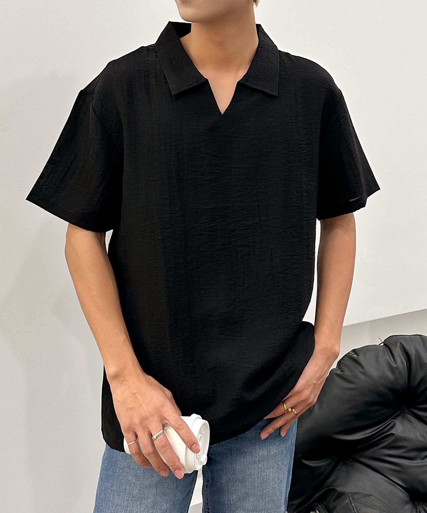 アイモハ aimoha 【aimoha neo】Urban Polo Shirt （ブラック） ブラック