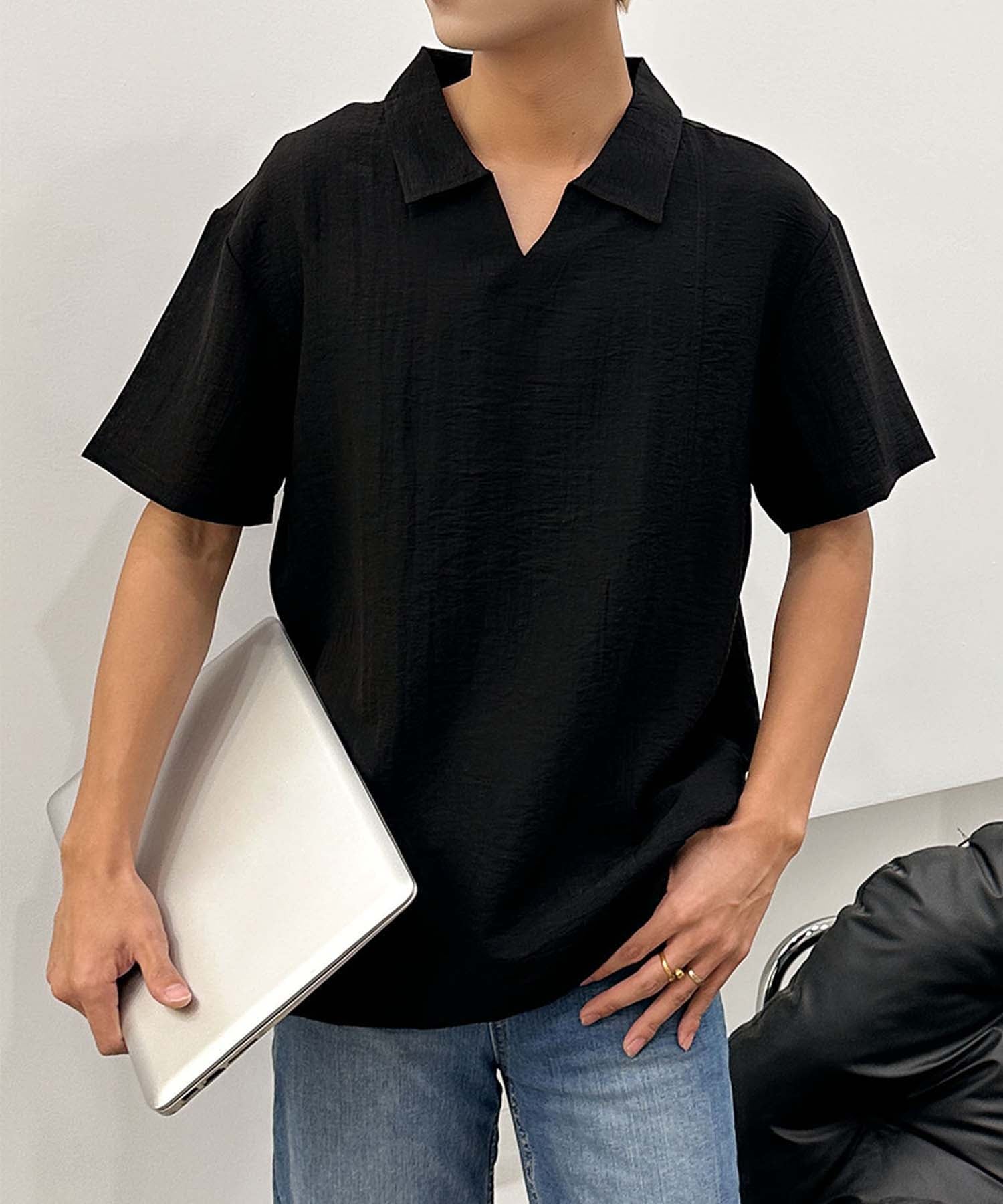 アイモハ aimoha 【aimoha neo】Urban Polo Shirt （ブラック） ブラック