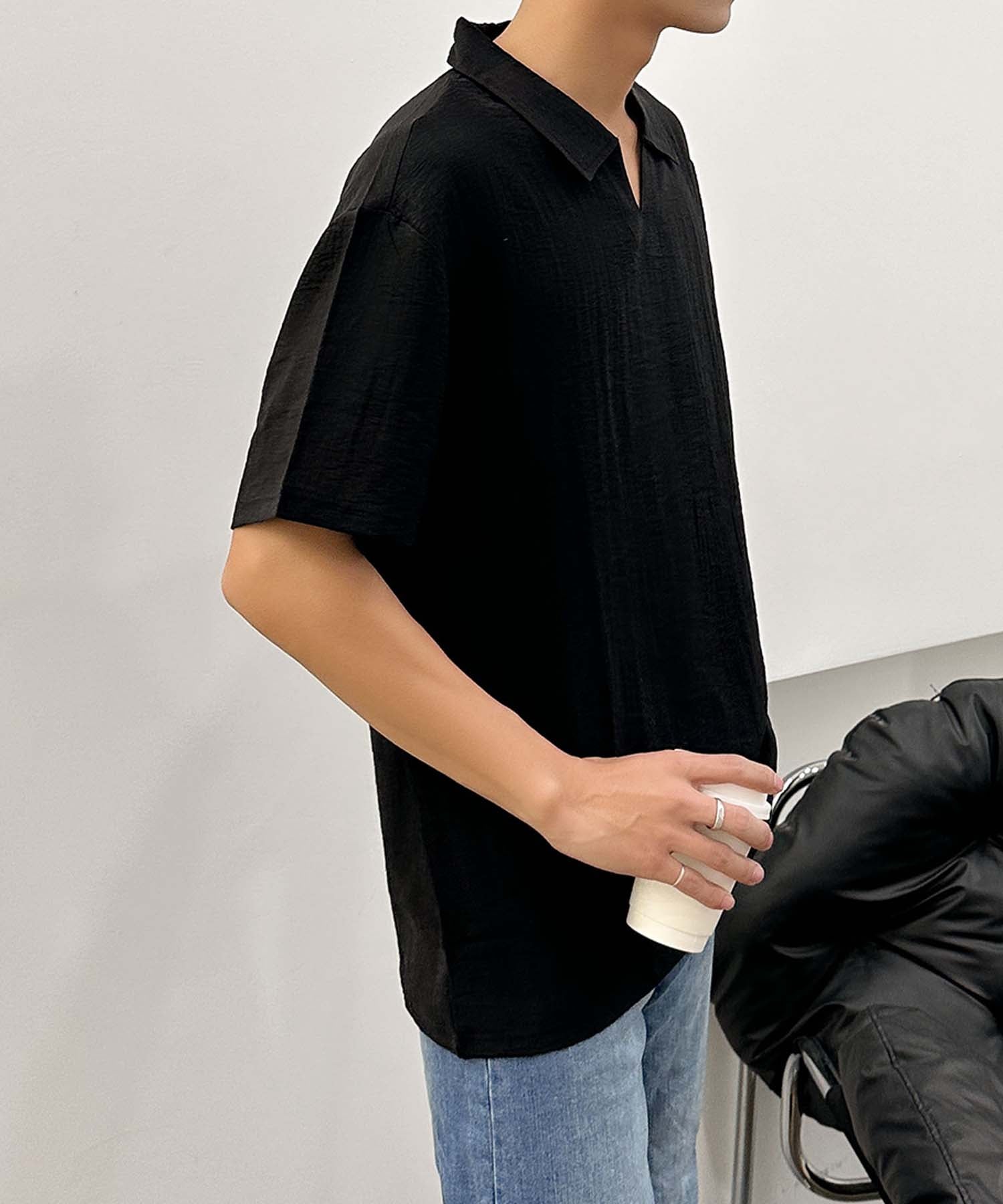 アイモハ aimoha 【aimoha neo】Urban Polo Shirt （ブラック） ブラック