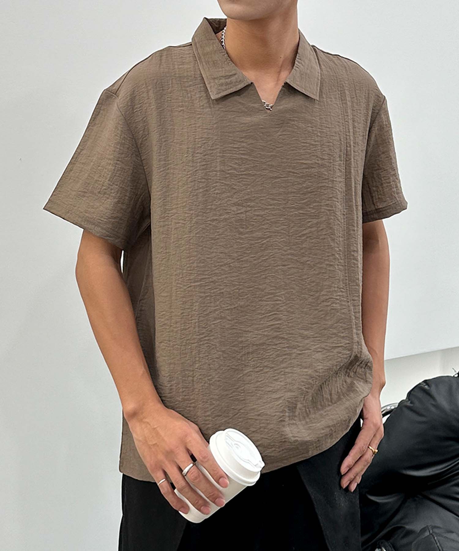 アイモハ aimoha 【aimoha neo】Urban Polo Shirt （コーヒー） コーヒー