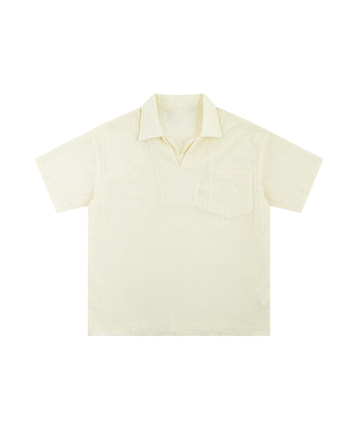 アイモハ aimoha 【aimoha neo】Essential Tone Relaxed Shirt （ホワイト） ホワイト