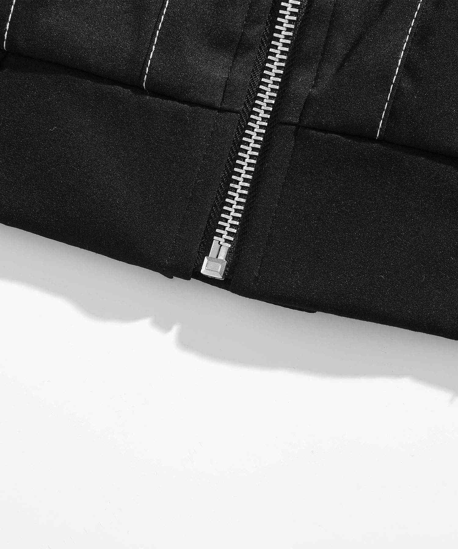 アイモハ aimoha aimoha MEN/シンプルジップアップジャケット/Simple zip-up jacket （ブラック） ブラック